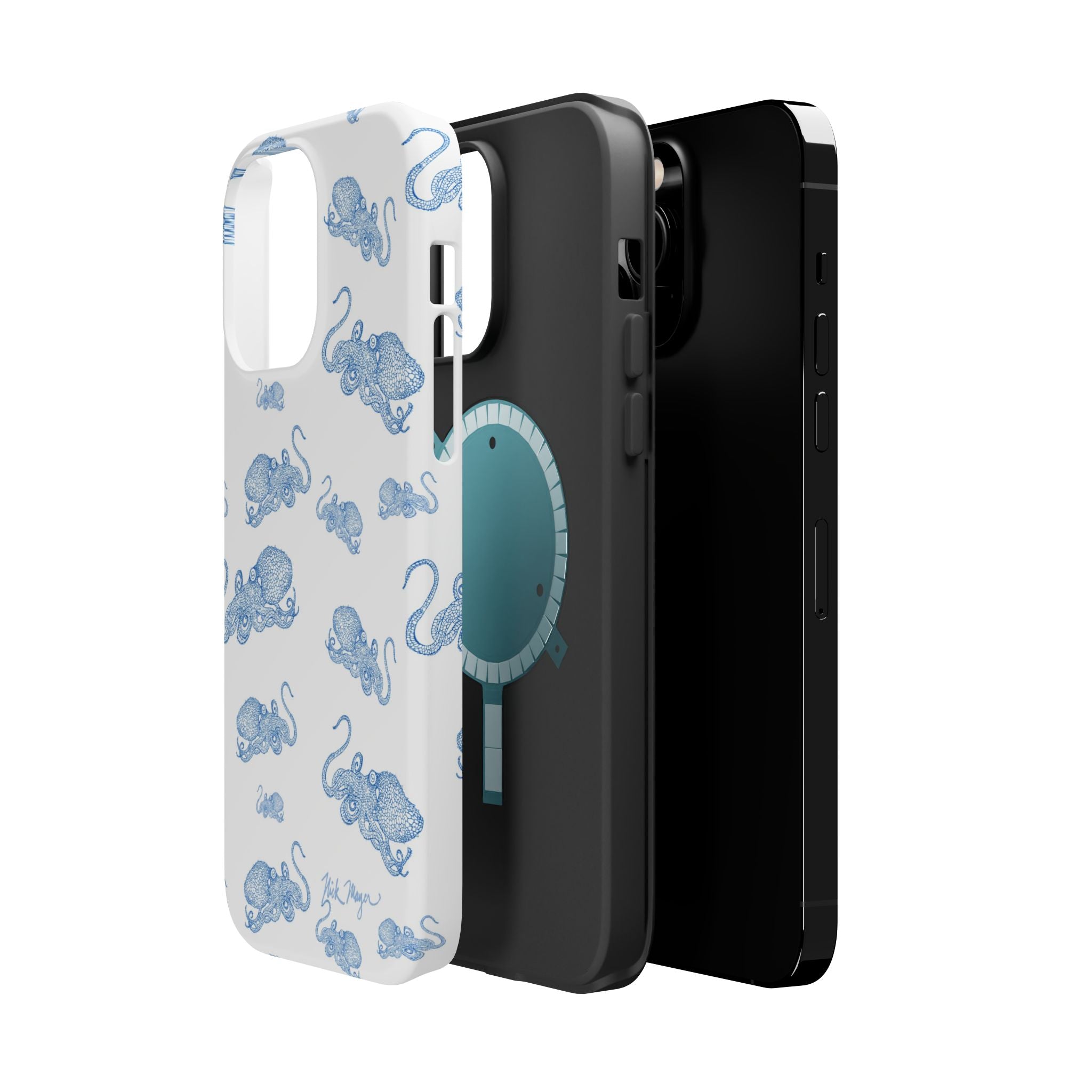 NEW Blue Octopus 2 MagSafe iPhone Case