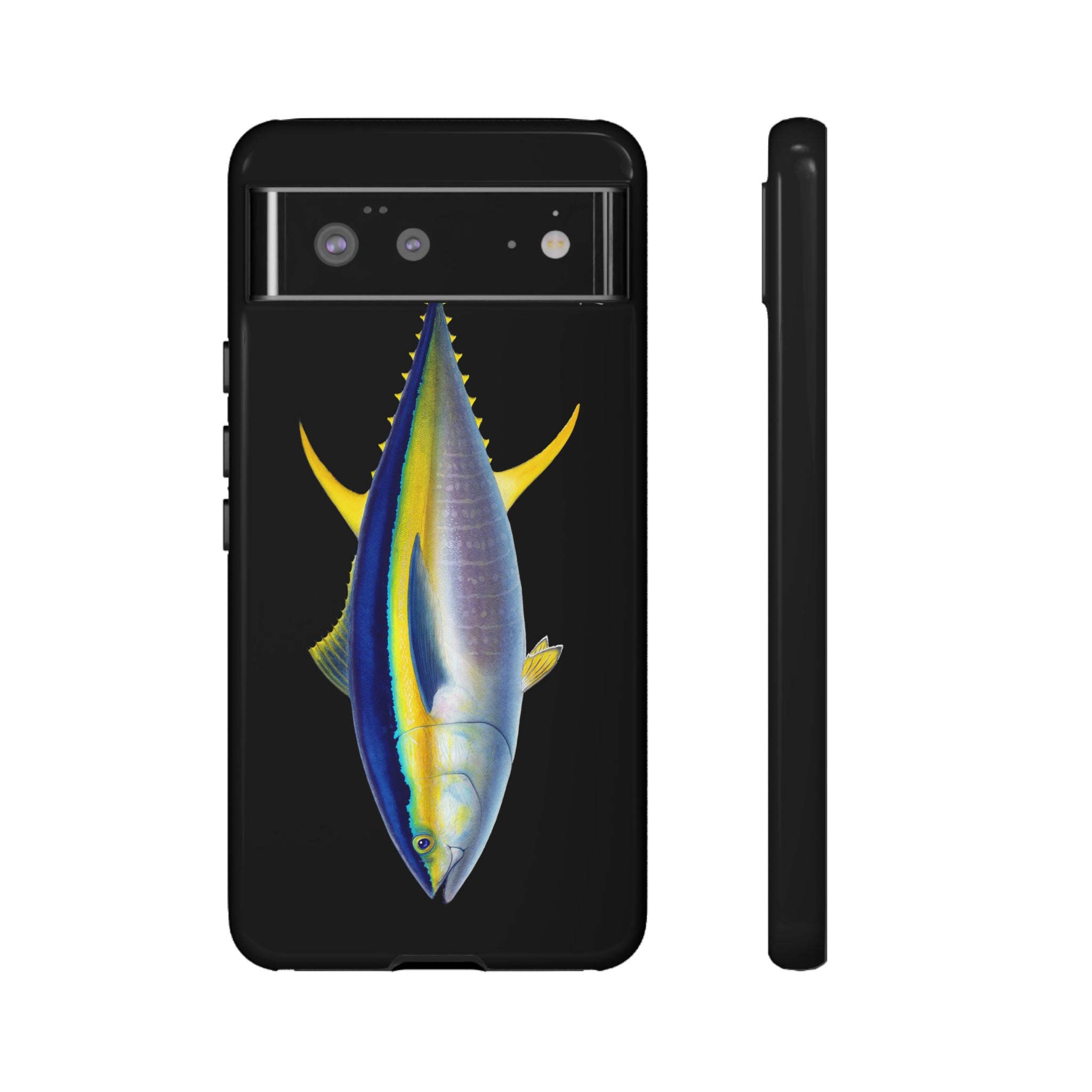 Yellowfin Tuna Black Phone Case (Samsung) Printify