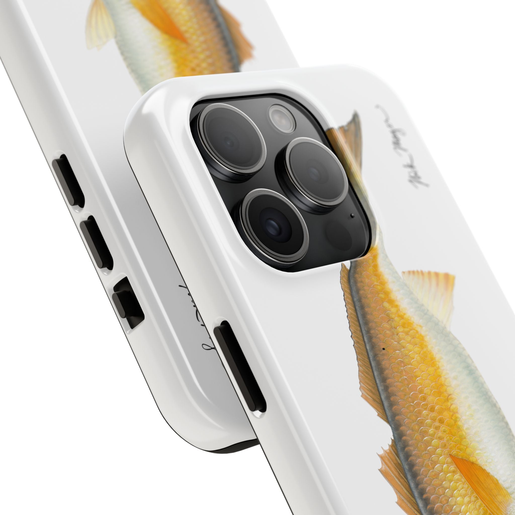 Bull Redfish White Phone Case (iPhone)