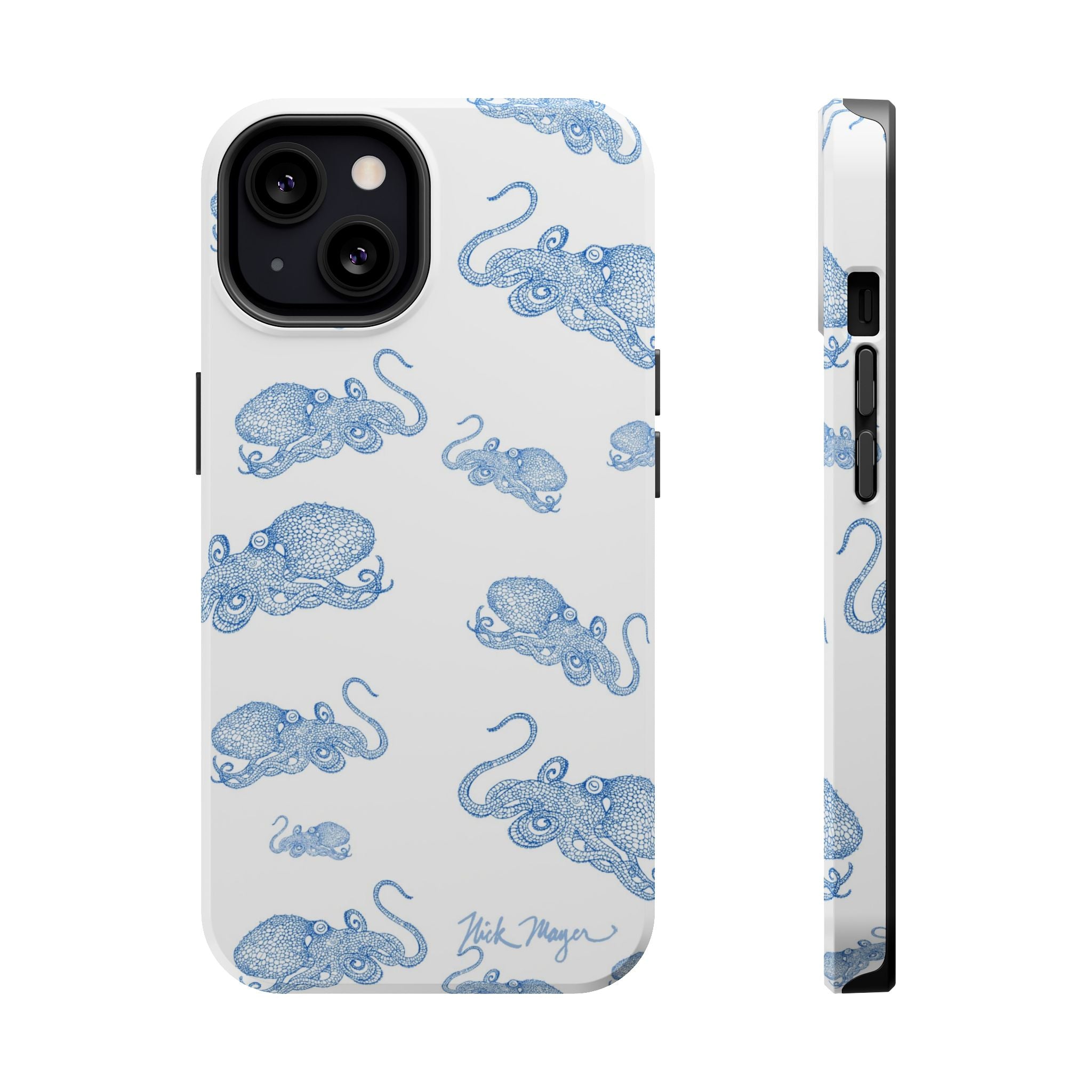 Blue Octopus 2 MagSafe iPhone Case
