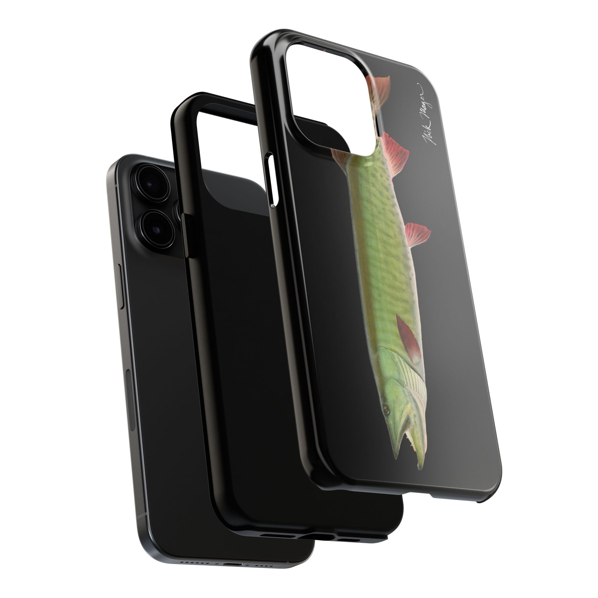Trophy Muskie Black Phone Case (iPhone)