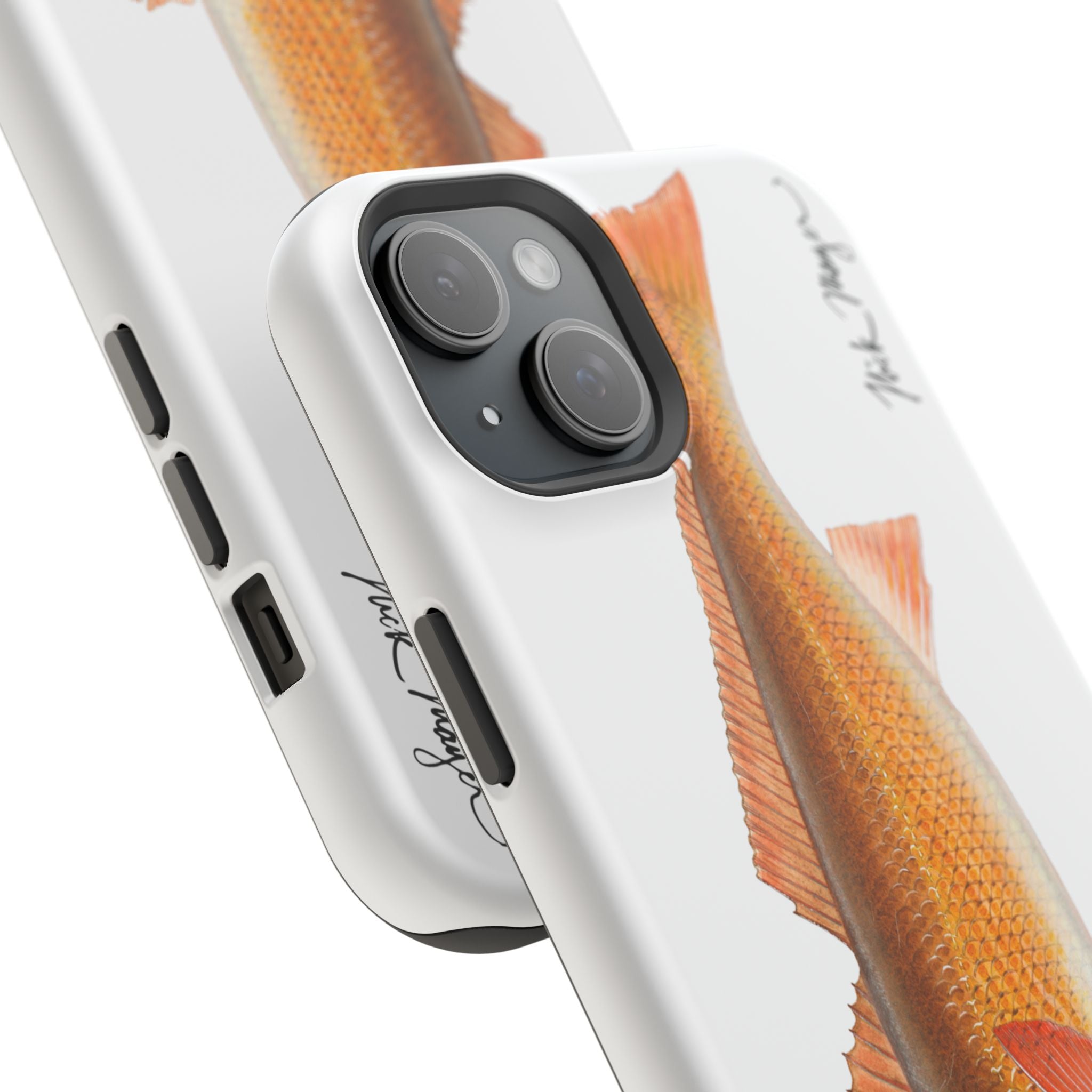 Redfish MagSafe White iPhone Case