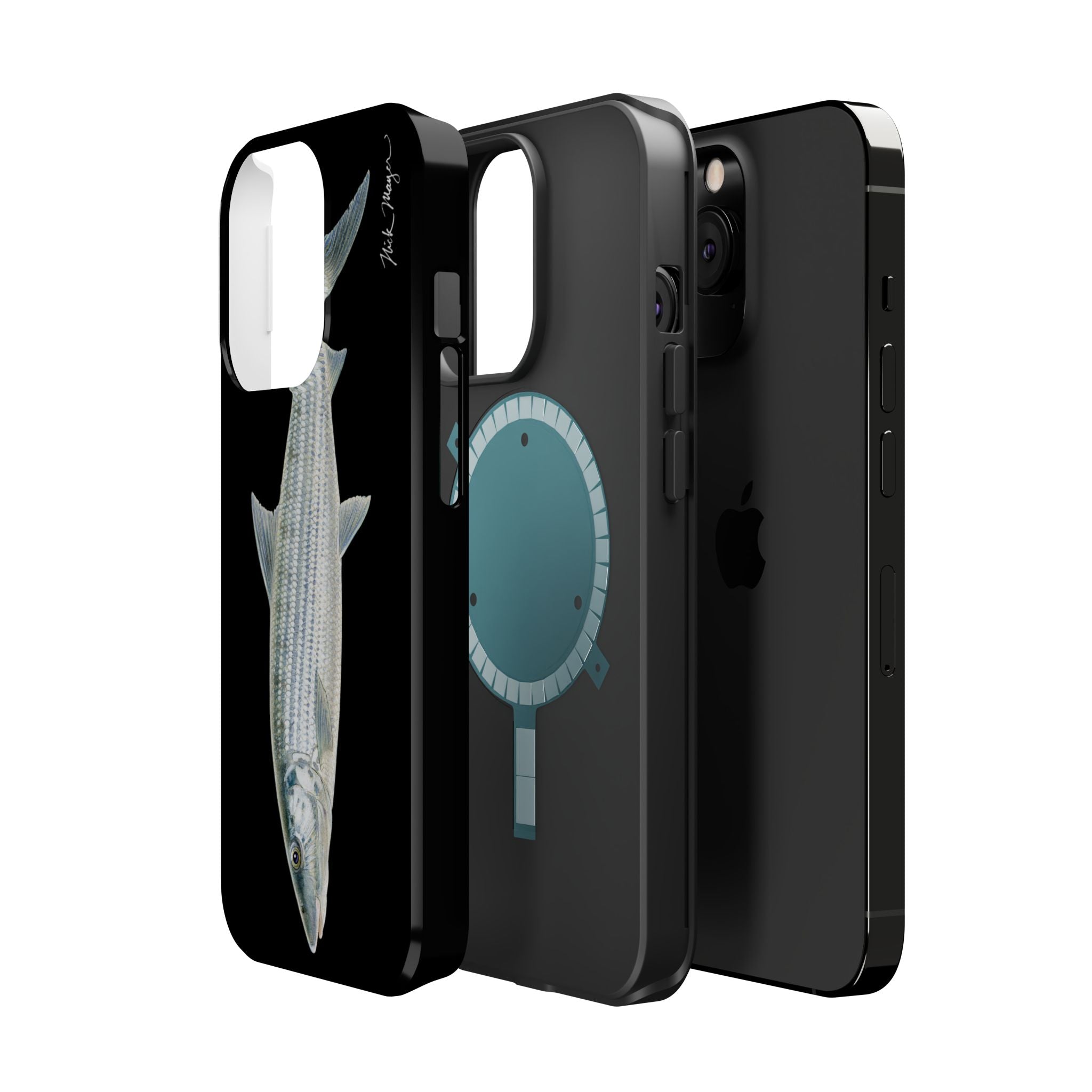 Bonefish MagSafe Black iPhone Case