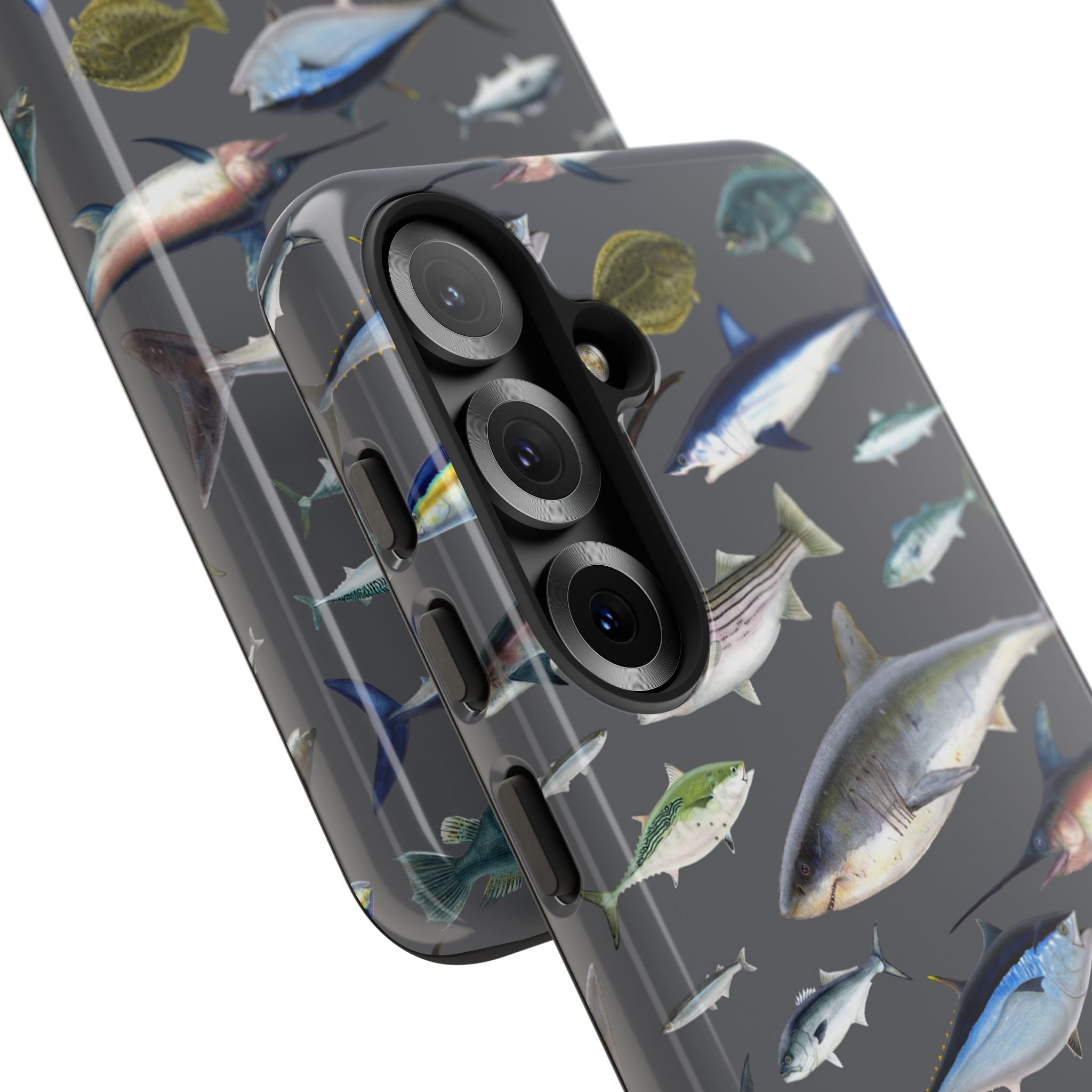 New England Offshore Fish Grey Phone Case, NEW!  (Samsung)