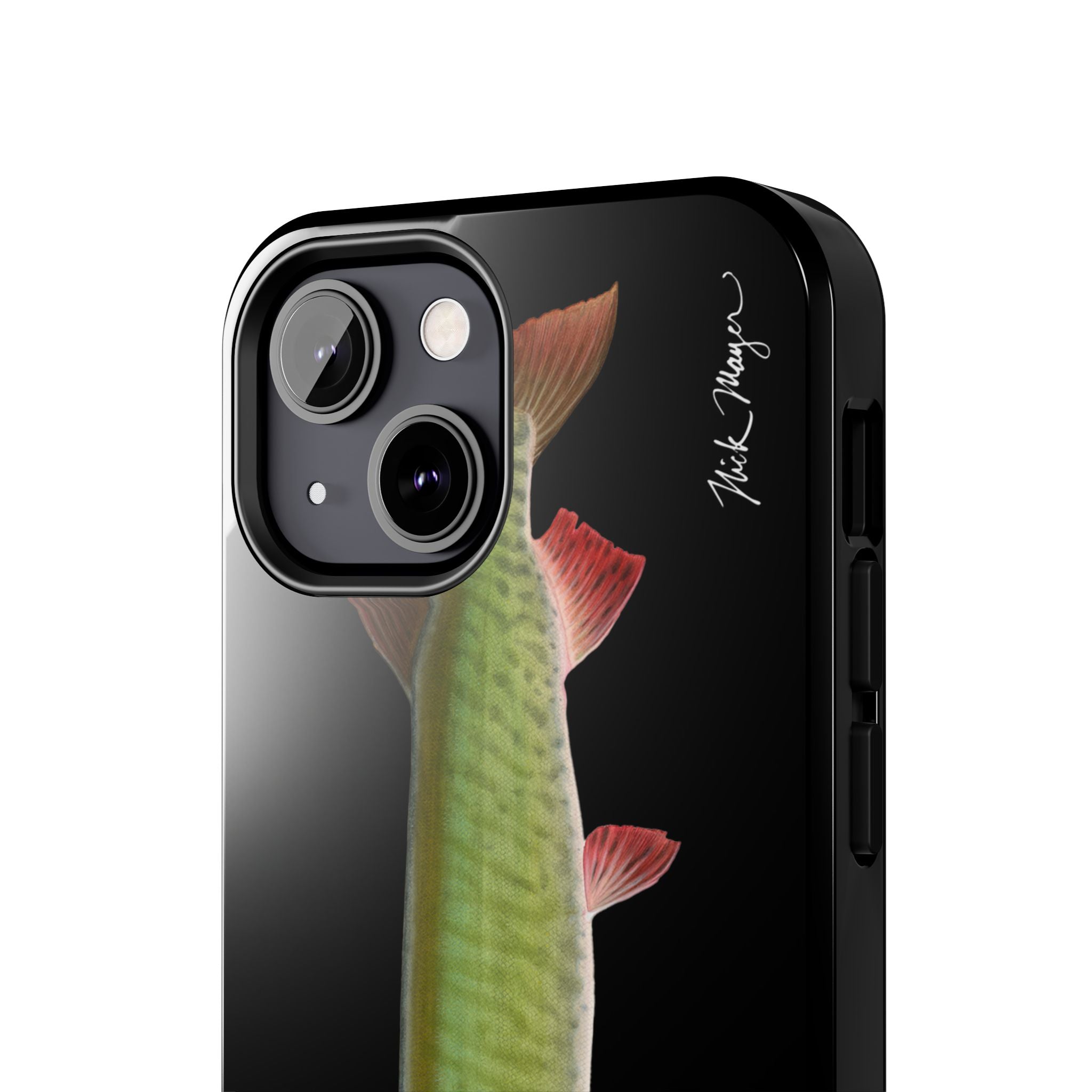 Trophy Muskie Black Phone Case (iPhone)