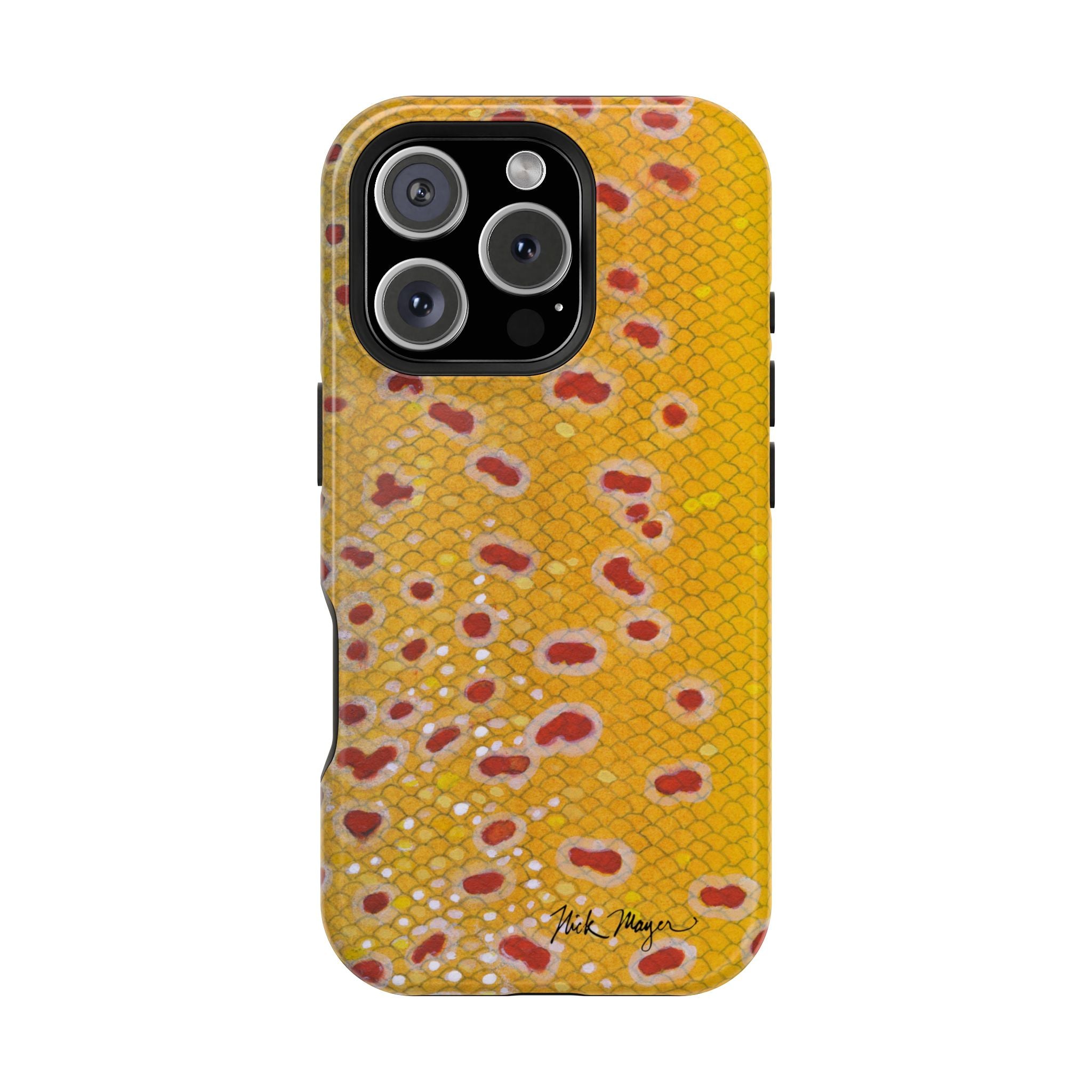 Brown Trout 3 Skin MagSafe iPhone Case