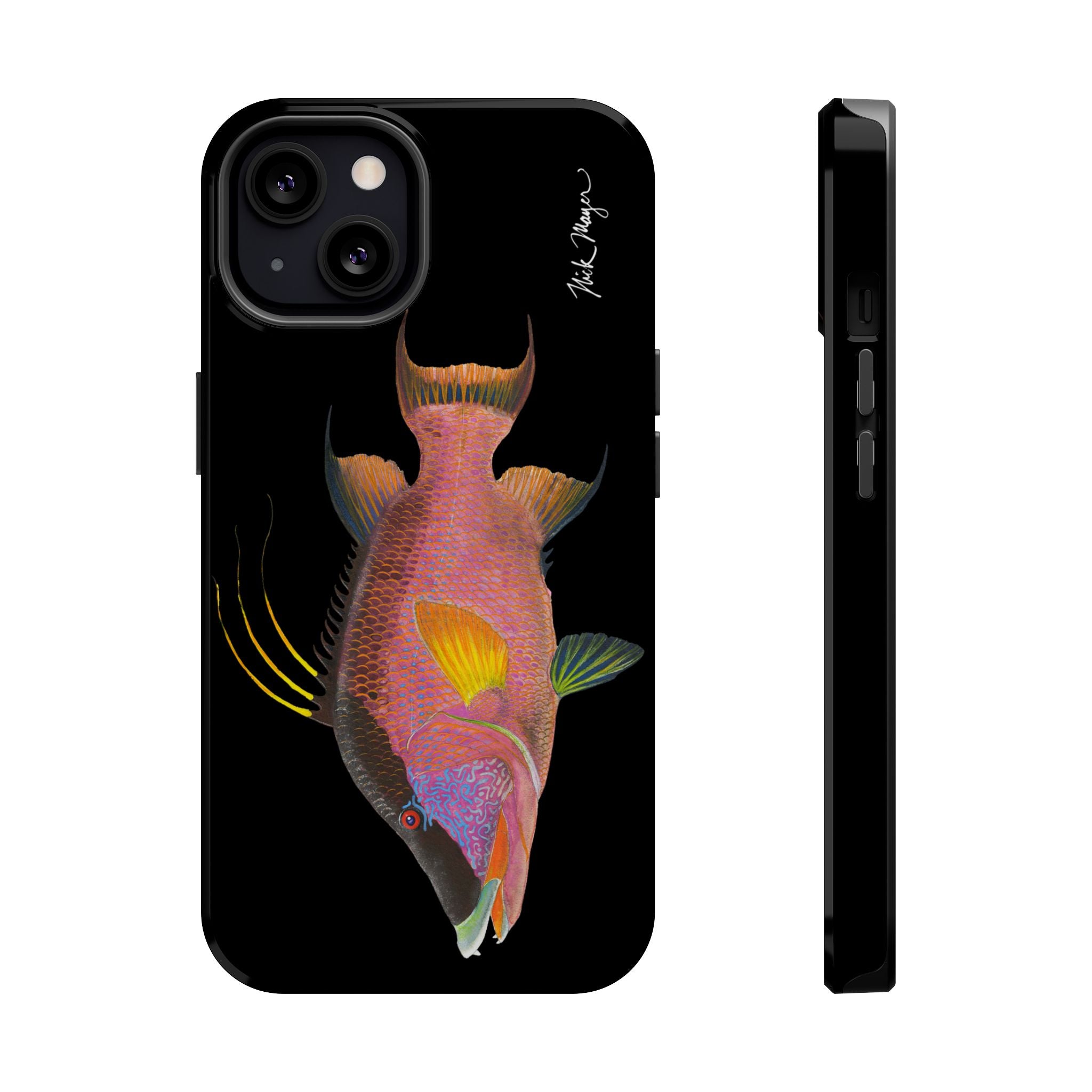 Hogfish MagSafe Black iPhone Case Printify