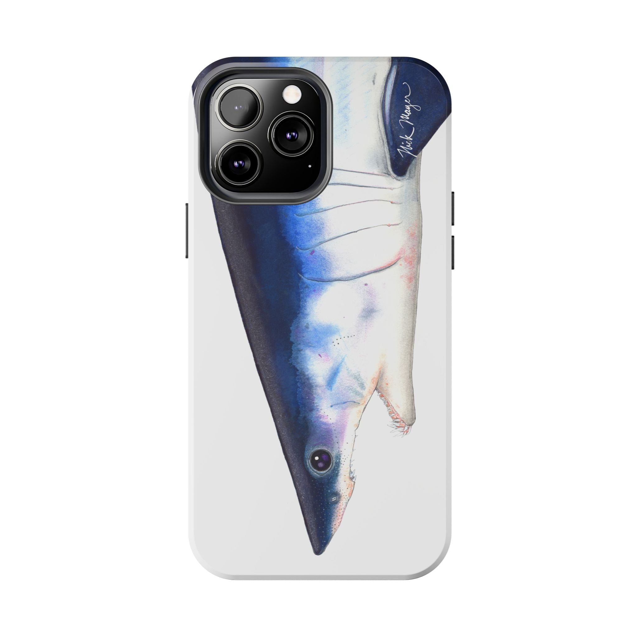 Mako Shark Face White Phone Case (iPhone)