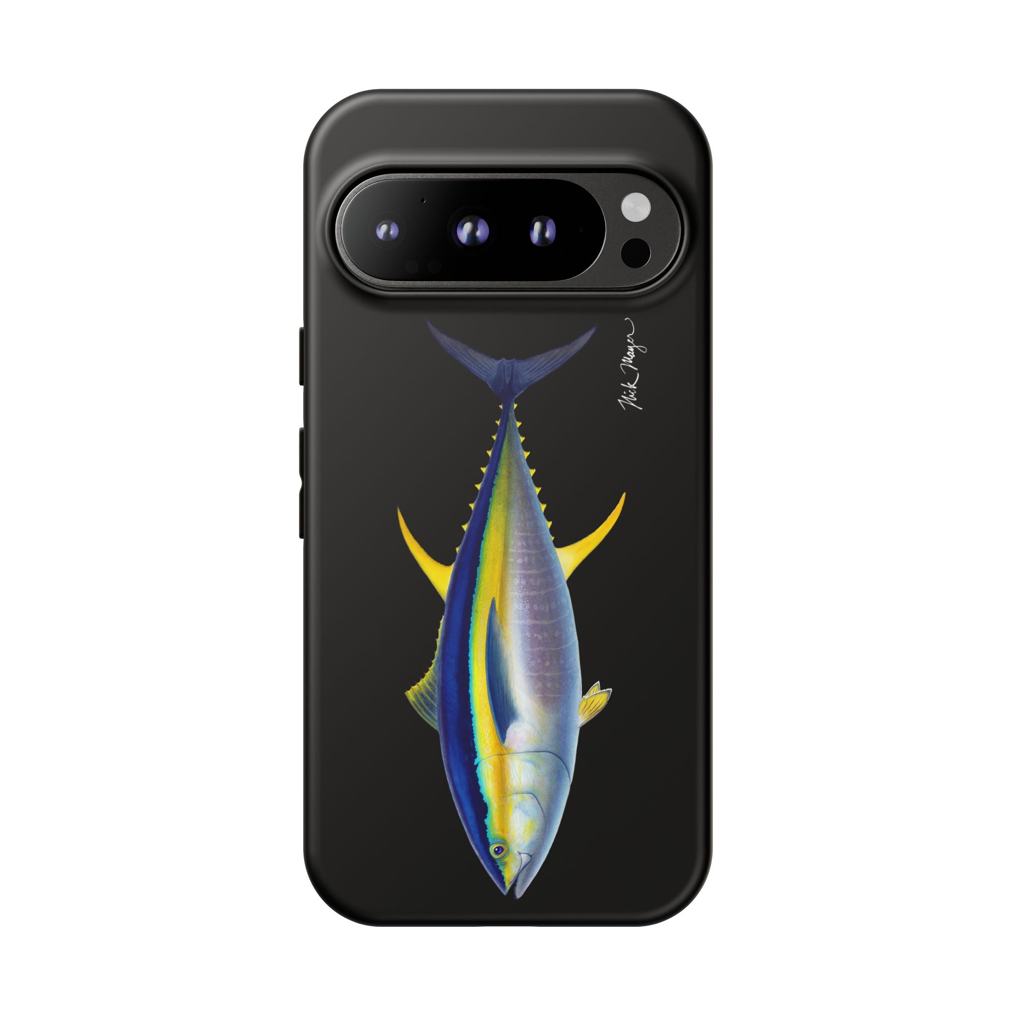 Yellowfin Tuna Black Phone Case (Samsung) Printify