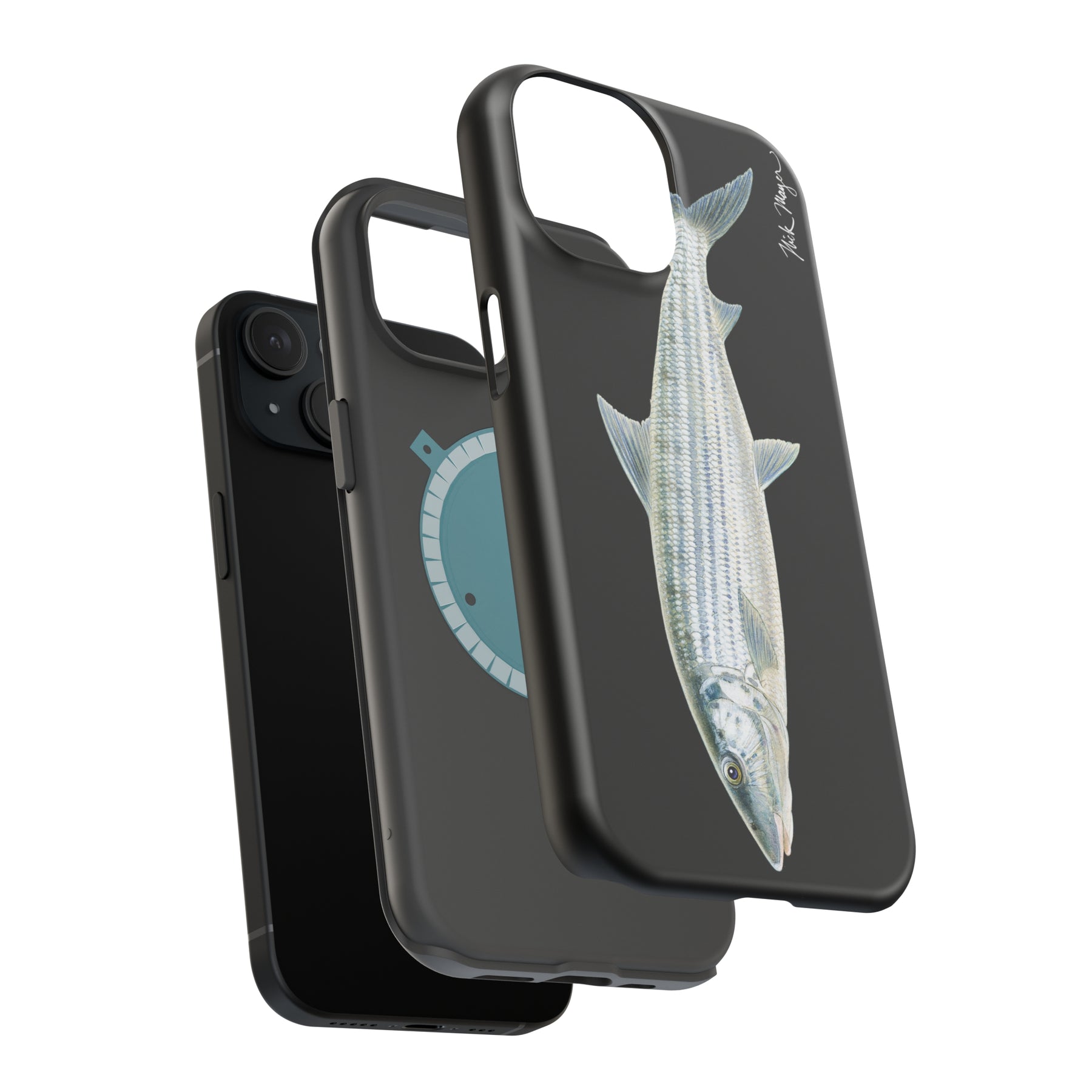 Bonefish MagSafe Black iPhone Case
