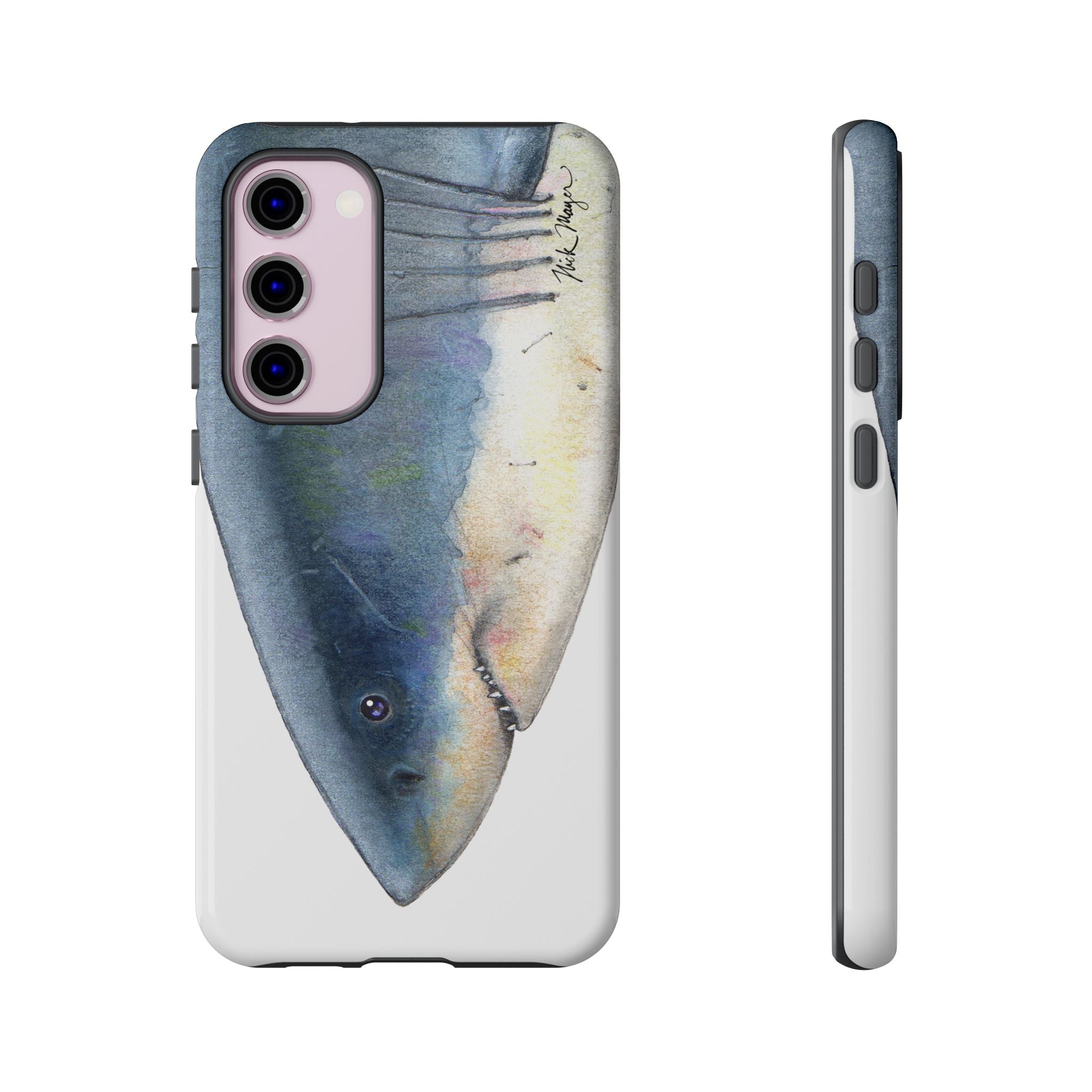 Great White Shark Face Phone Case (Samsung) Printify