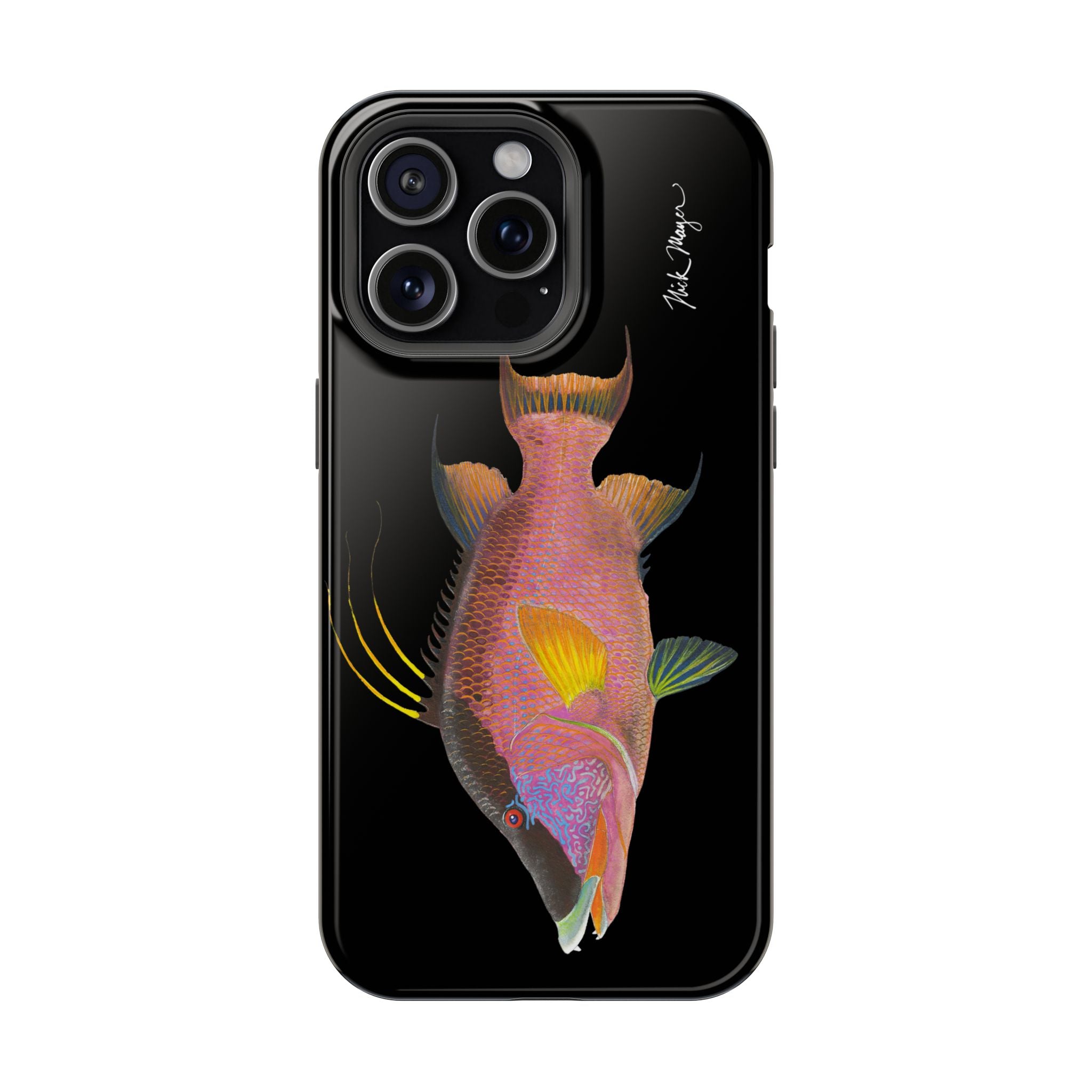 Hogfish MagSafe Black iPhone Case Printify