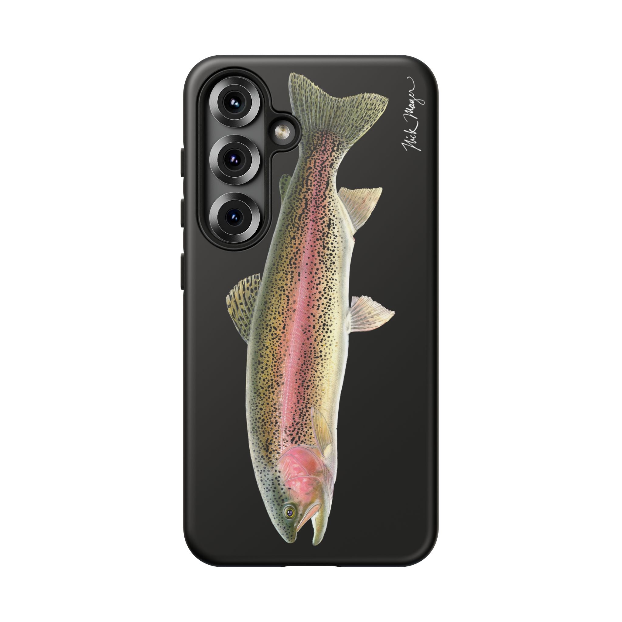 Rainbow Trout Black Phone Case (Samsung) Printify