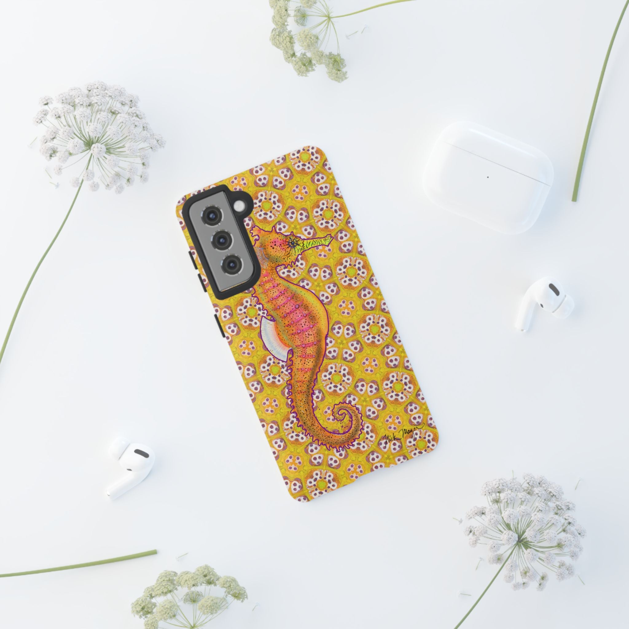 Psychedelic Seahorse Phone Case (Samsung) Printify