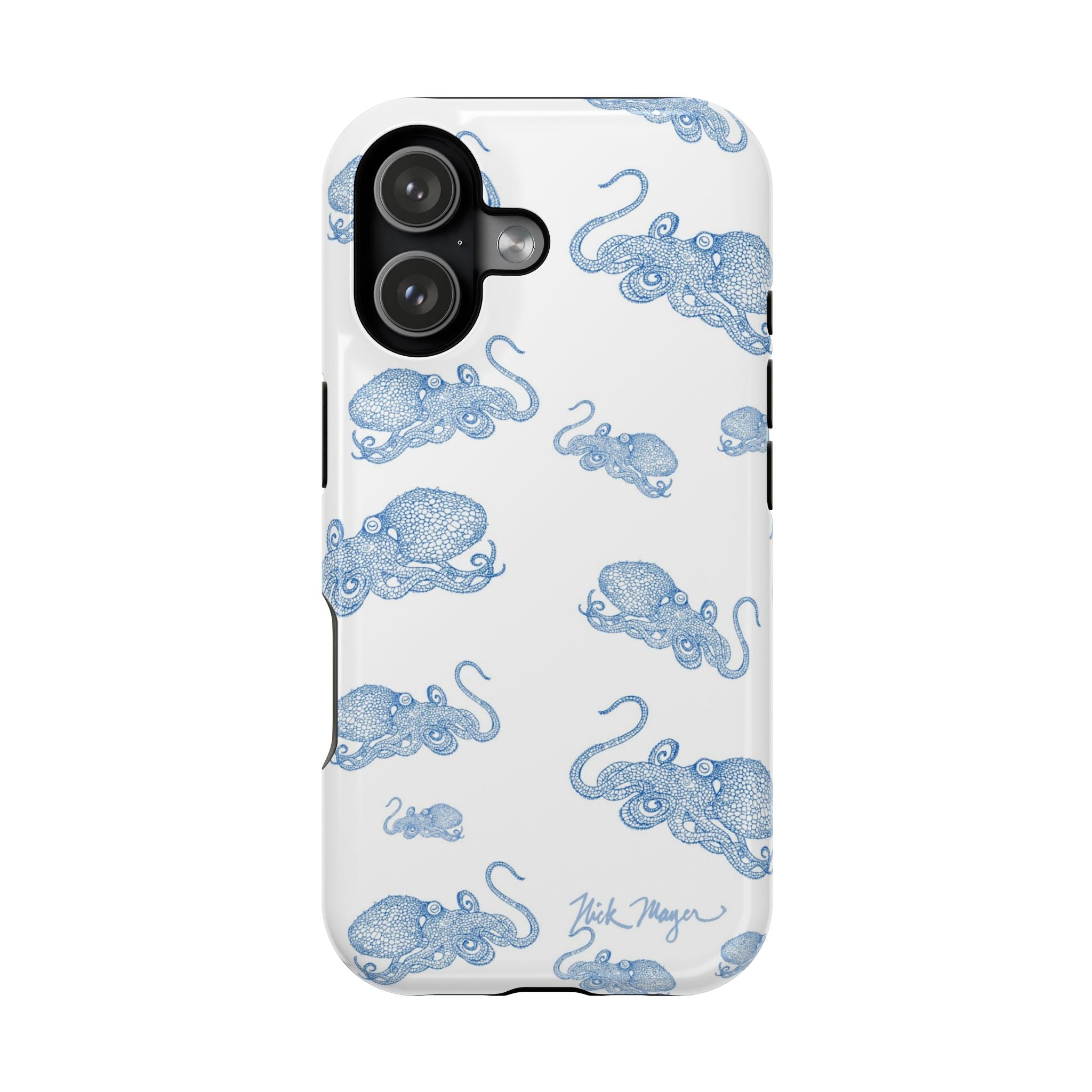 Blue Octopus 2 MagSafe iPhone Case
