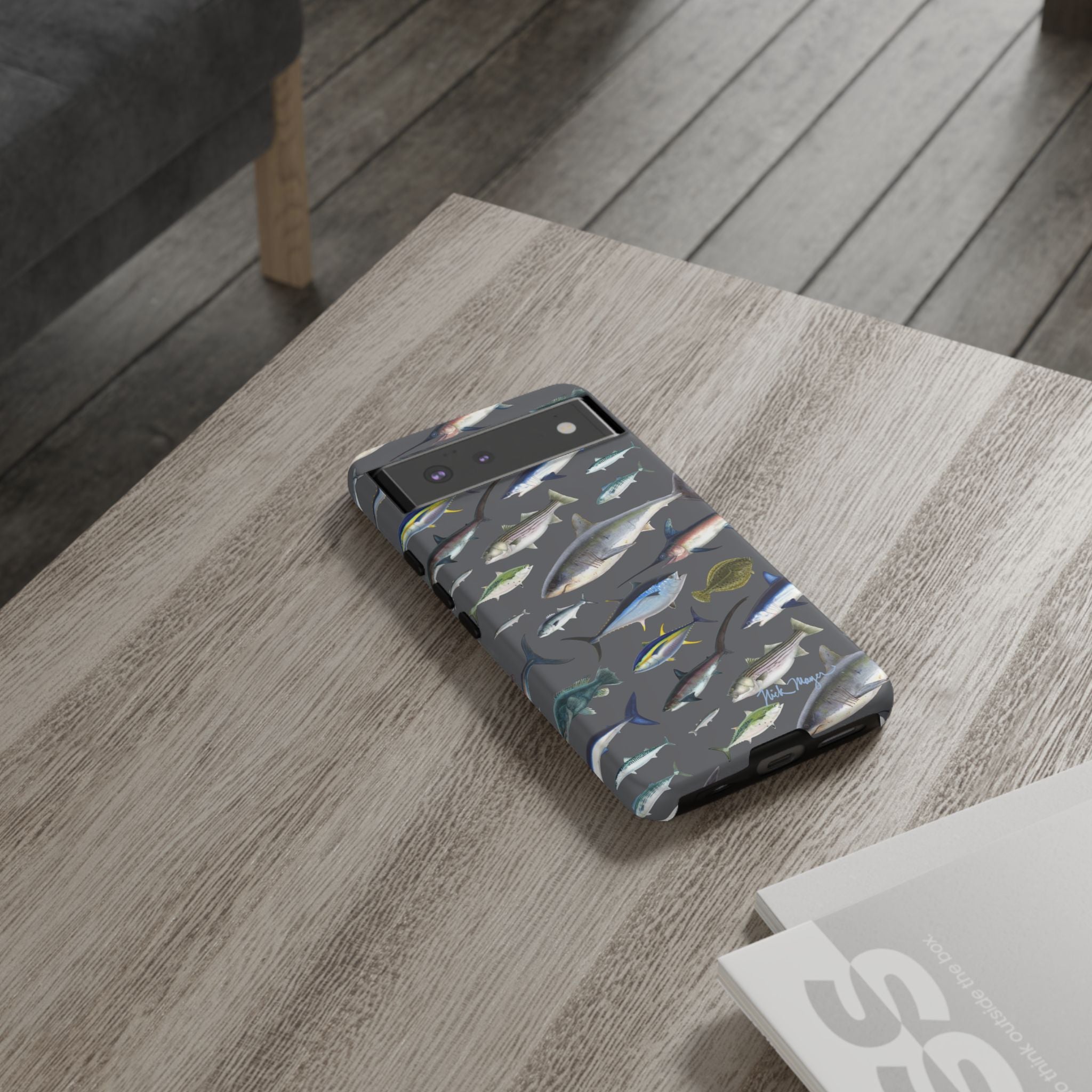 New England Offshore Fish Grey Phone Case, NEW!  (Samsung)