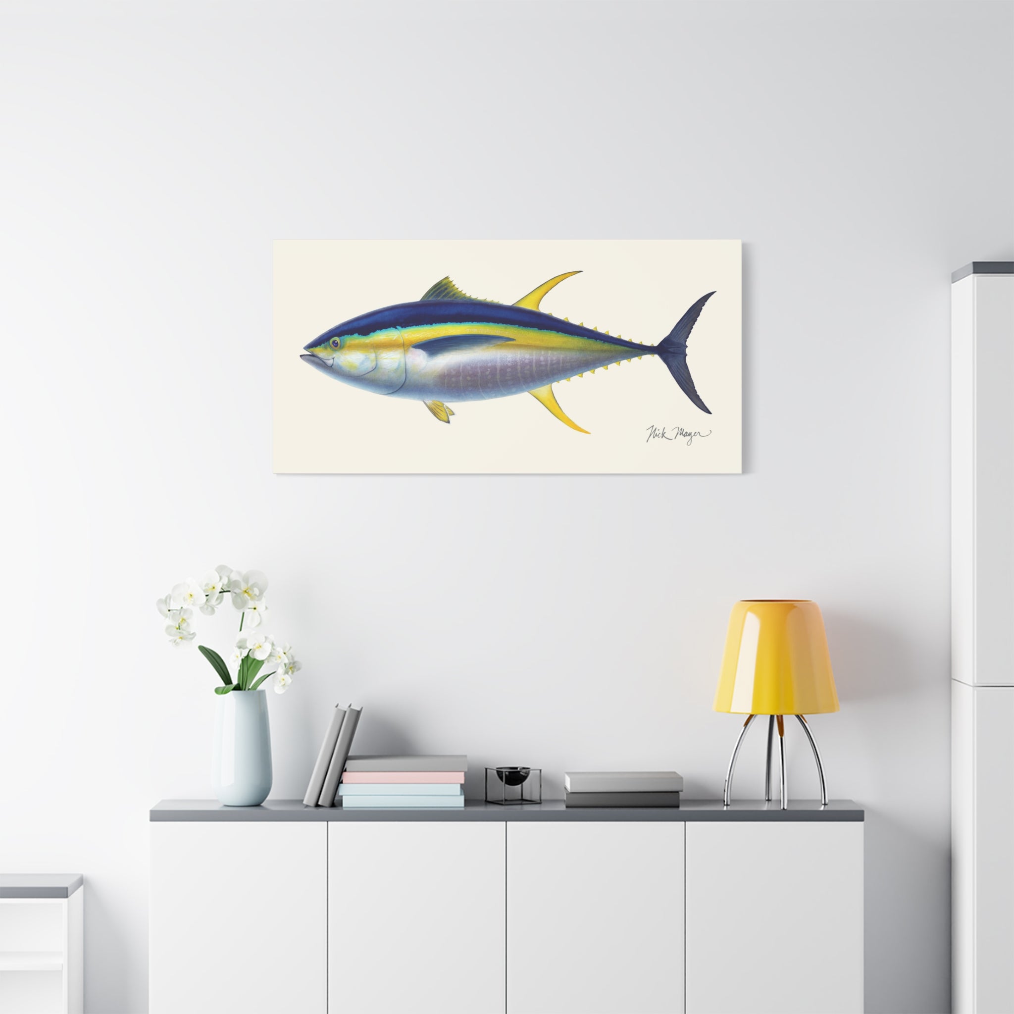 Yellowfin Tuna Canvas Print