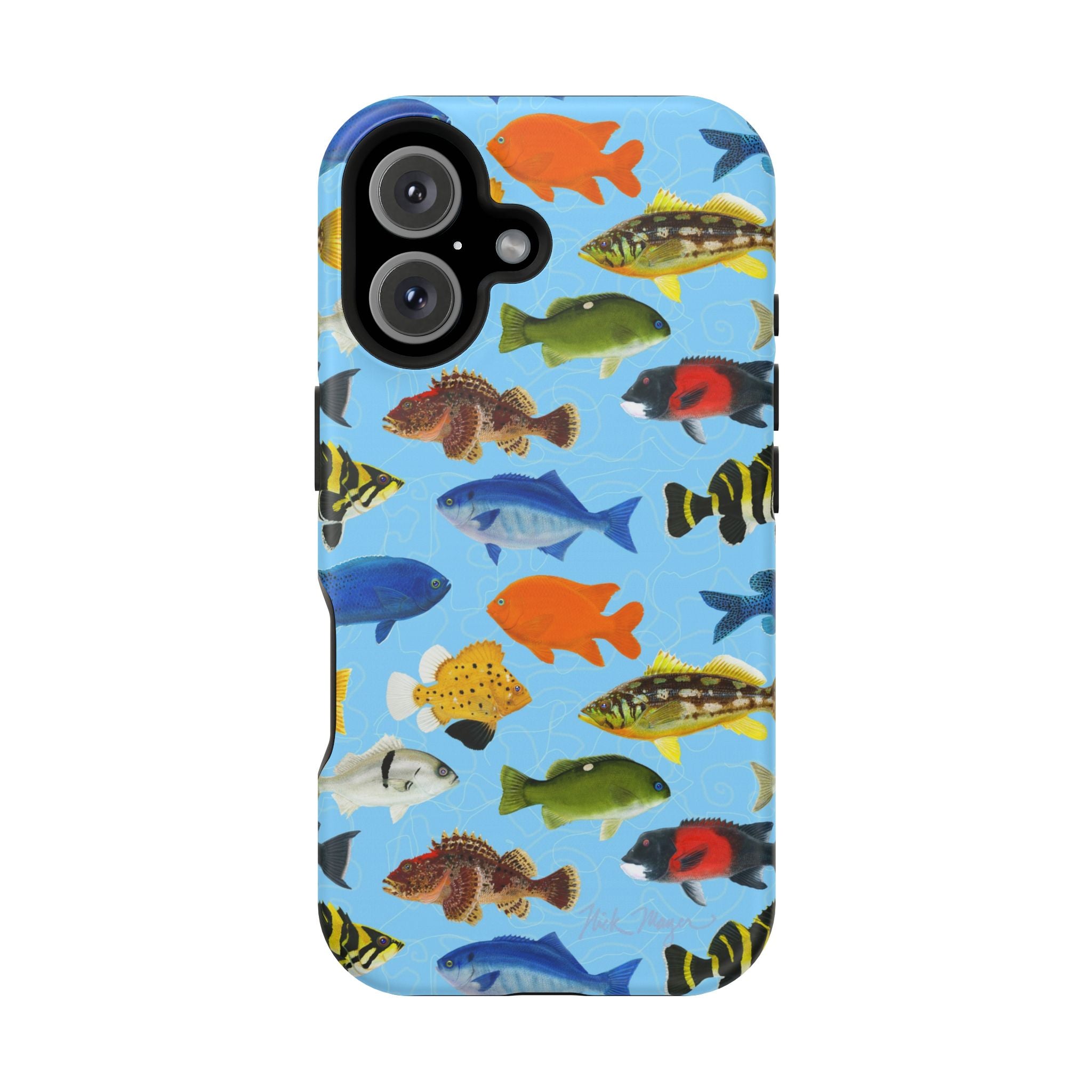 NEW California Fish Blue MagSafe iPhone Case