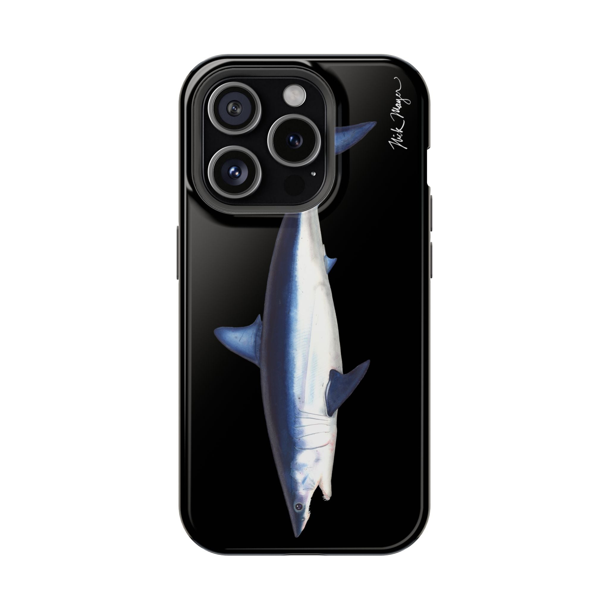 Mako Shark MagSafe Black iPhone Case