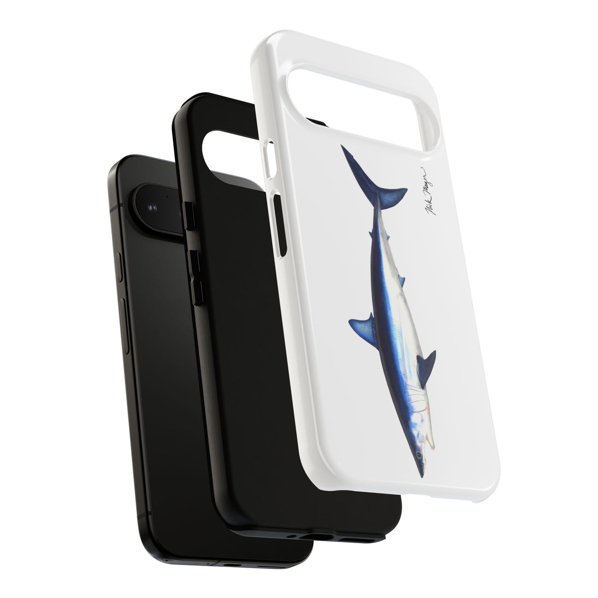 Mako Shark White Phone Case (Samsung) Printify
