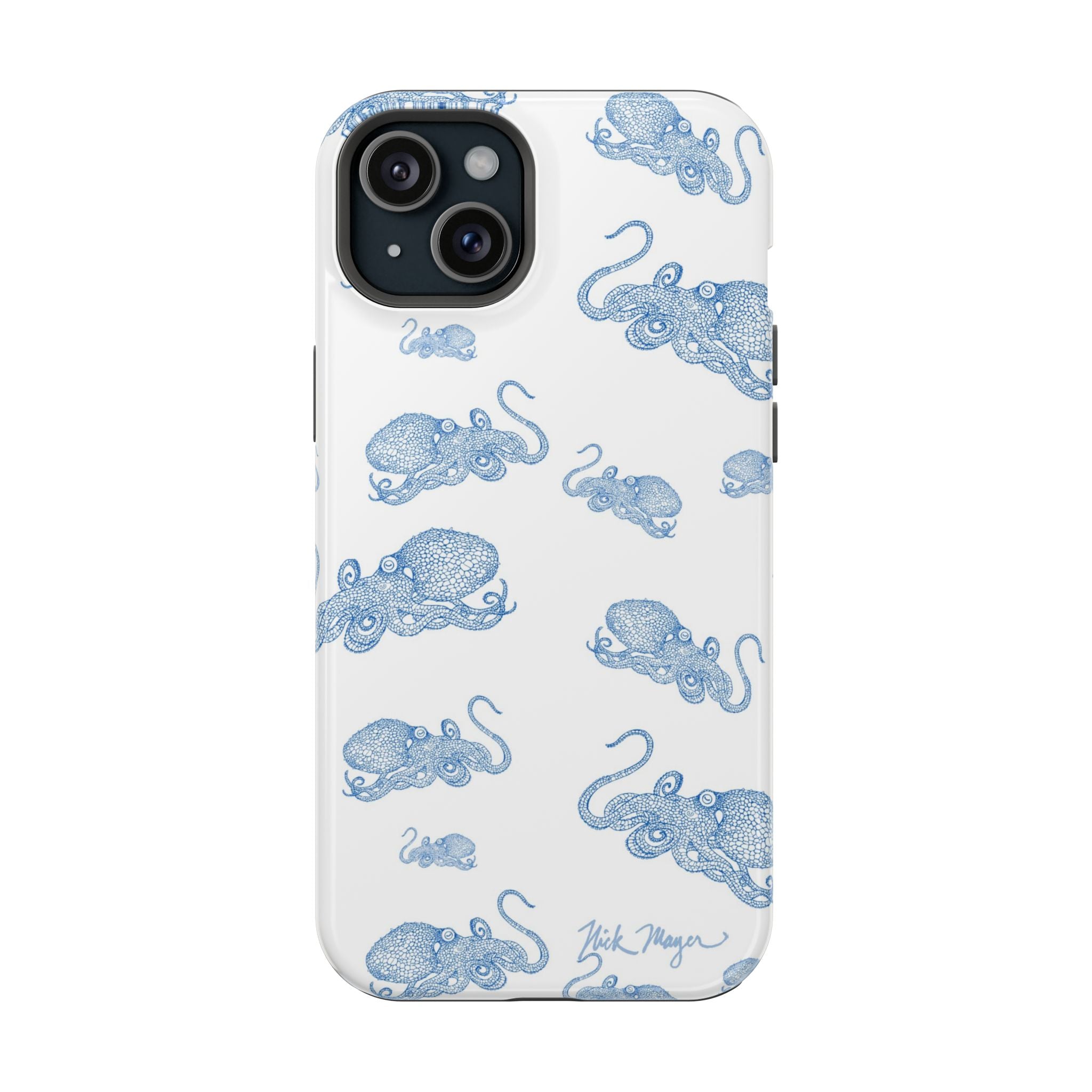 Blue Octopus 2 MagSafe iPhone Case