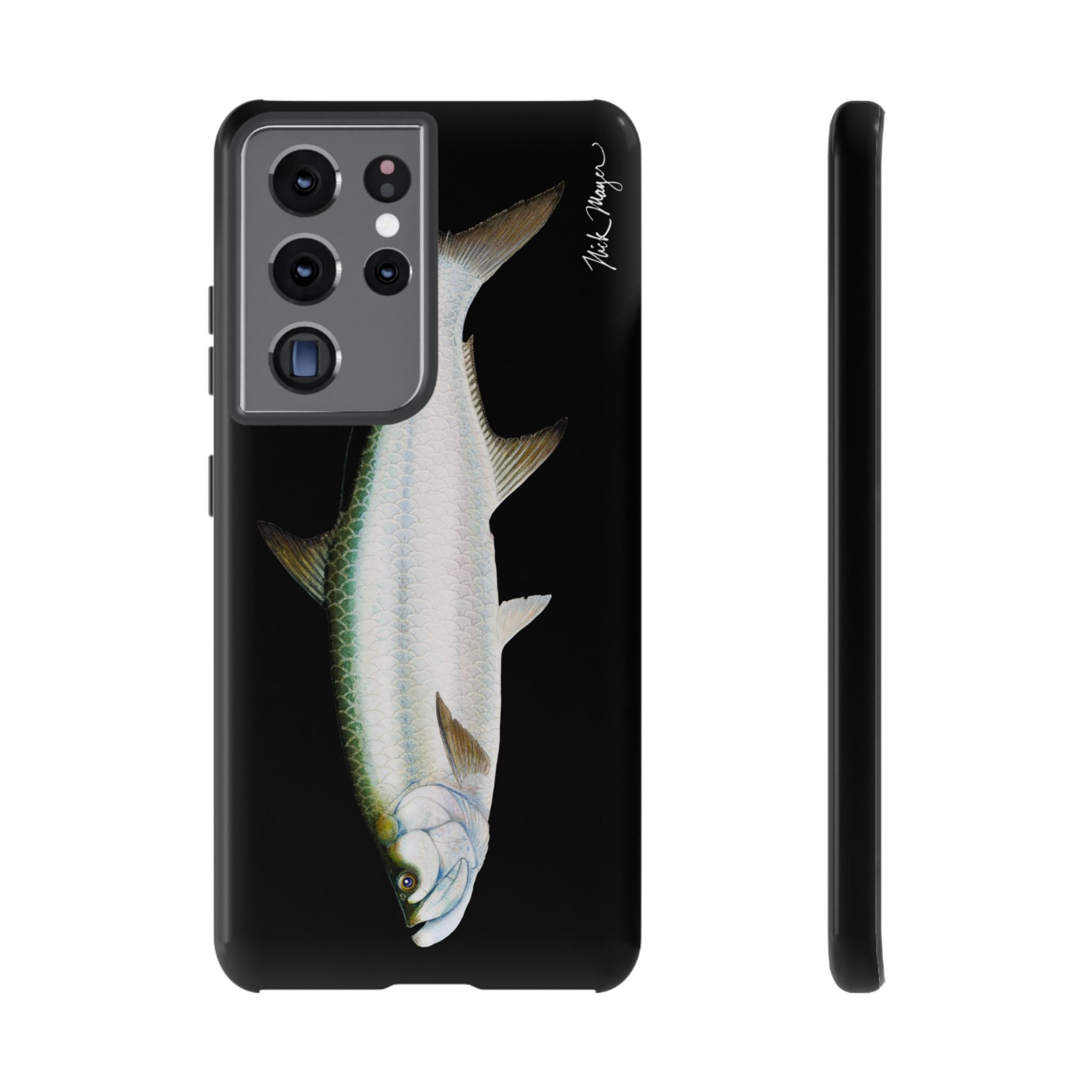 Tarpon Black Phone Case (Samsung) Printify