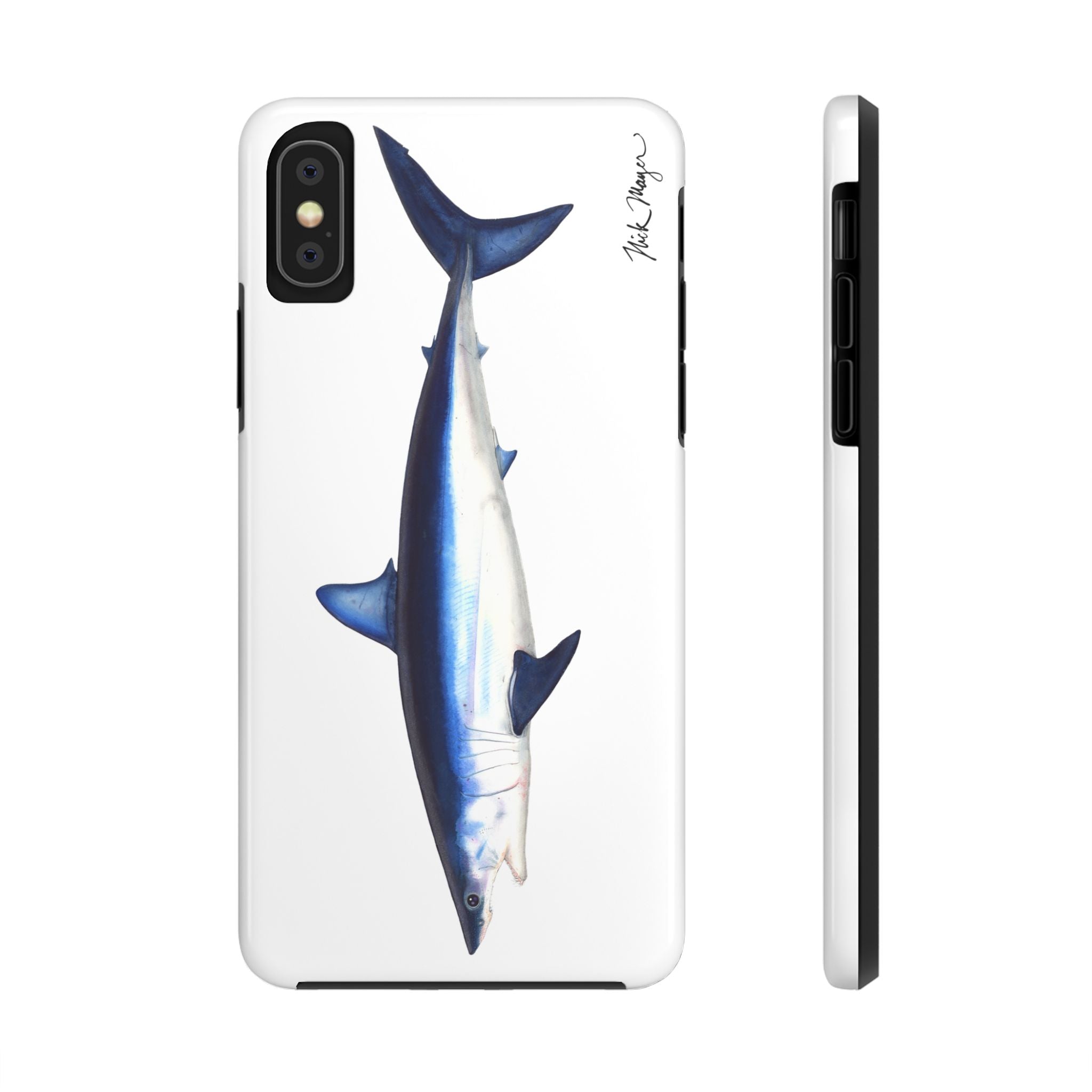 Mako Shark White Phone Case (iPhone)