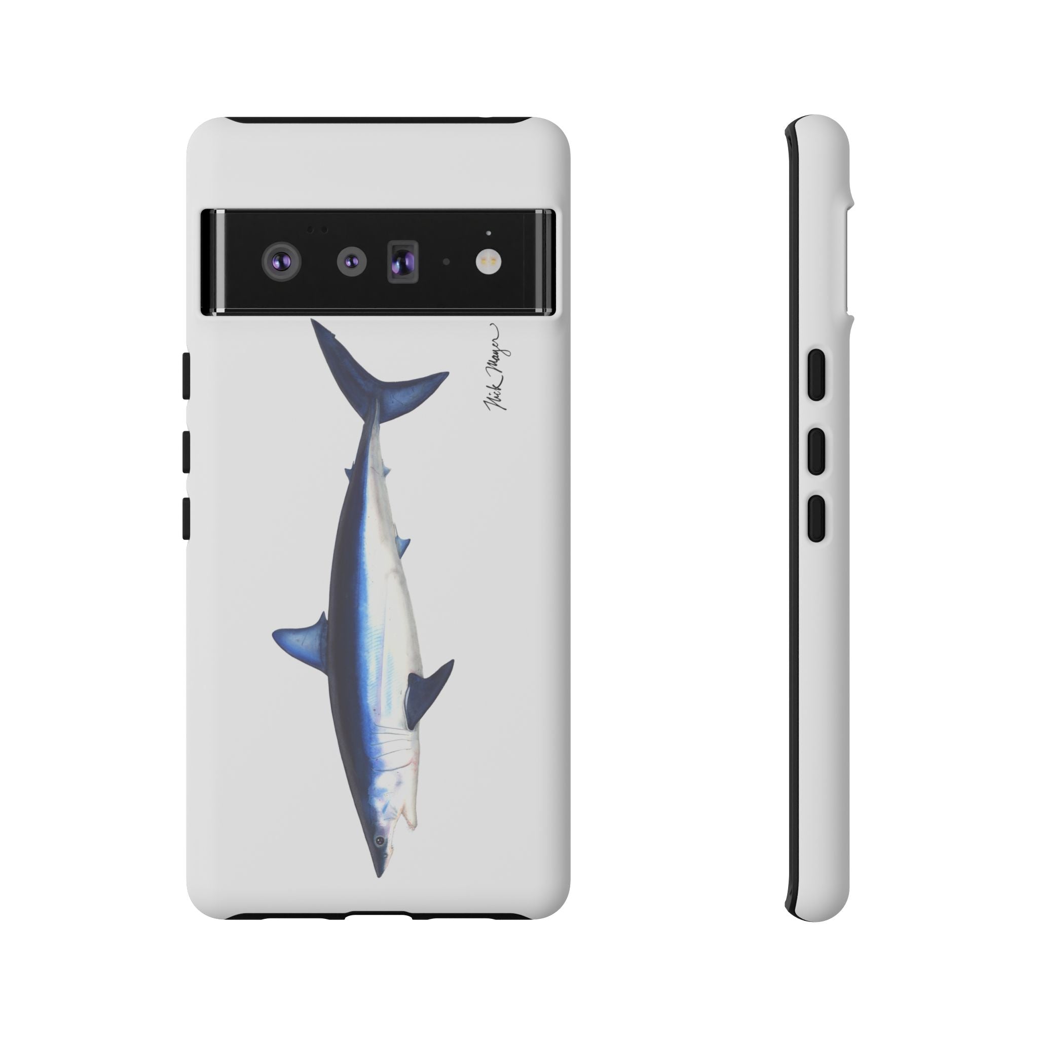 Mako Shark White Phone Case (Samsung)