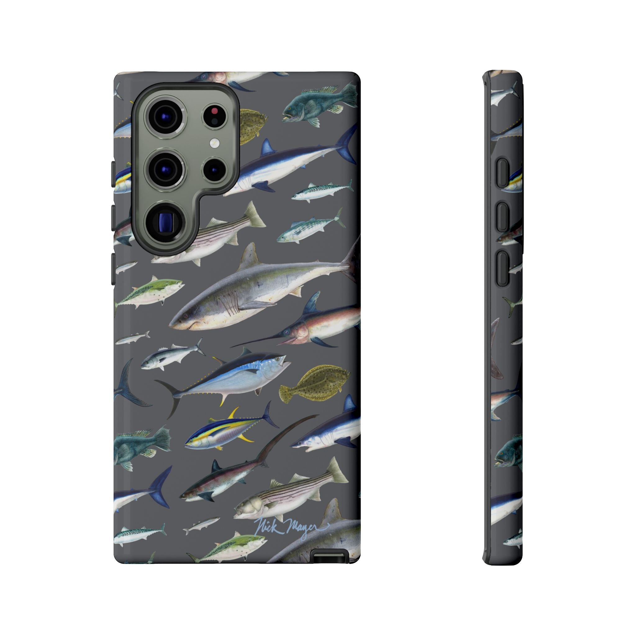 New England Offshore Fish Grey Phone Case, NEW!  (Samsung)
