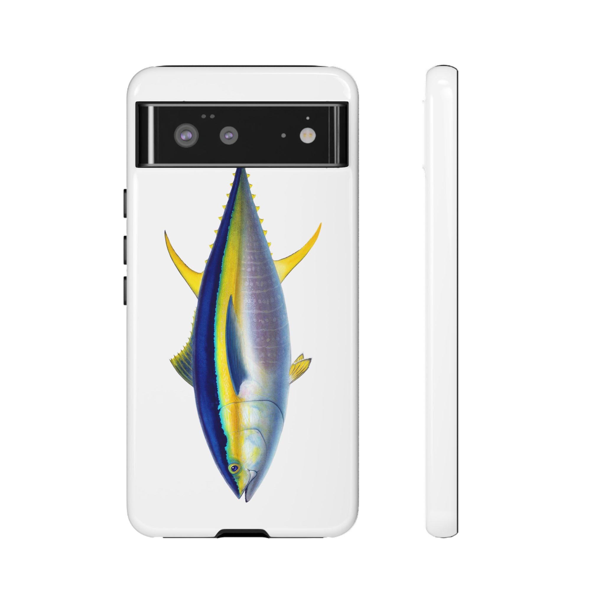 Yellowfin Tuna White Phone Case (Samsung) Printify