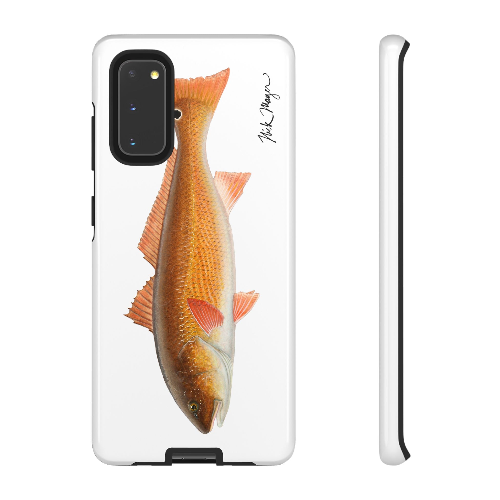 Redfish White Phone Case (Samsung) Printify
