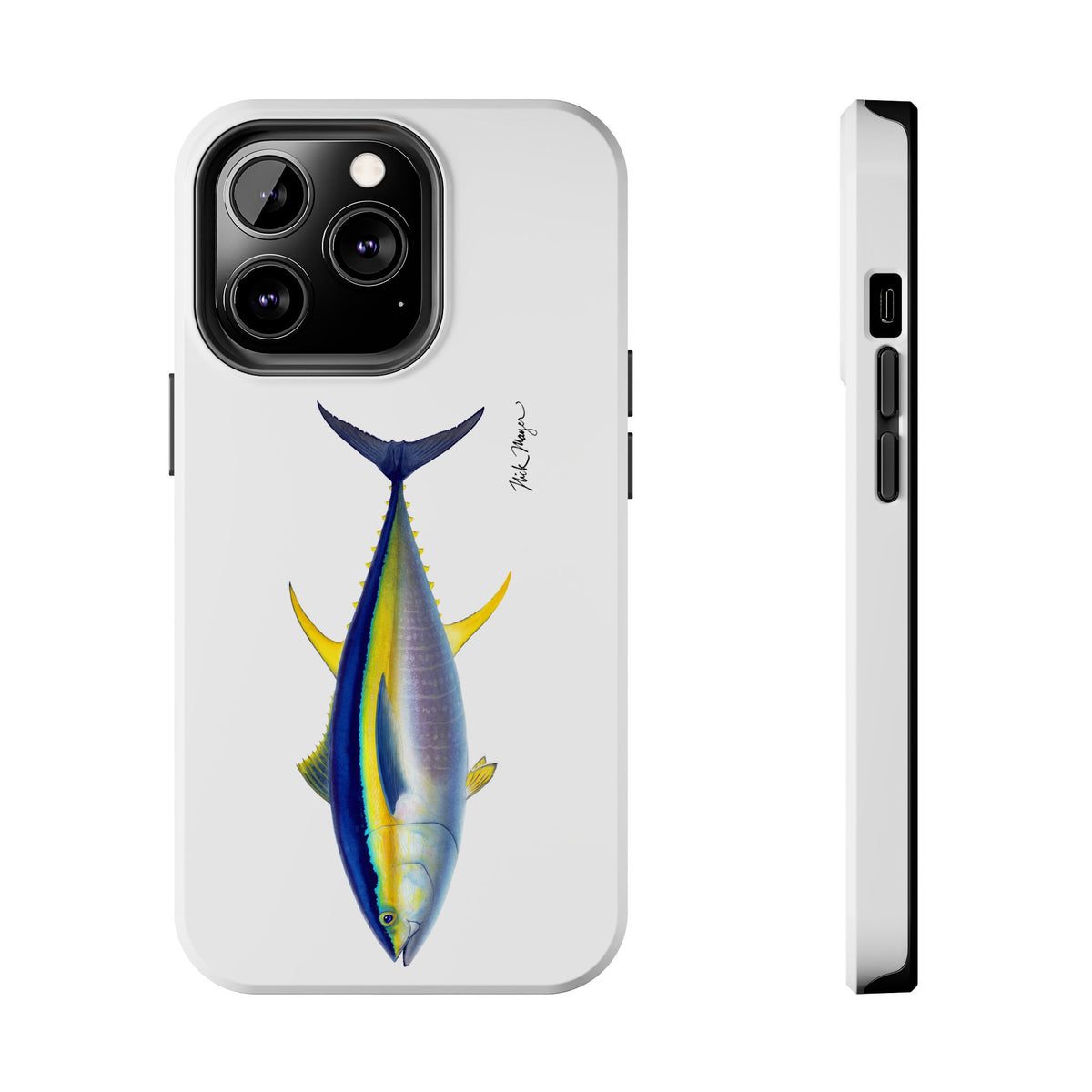 Yellowfin Tuna White Phone Case (iPhone) Printify