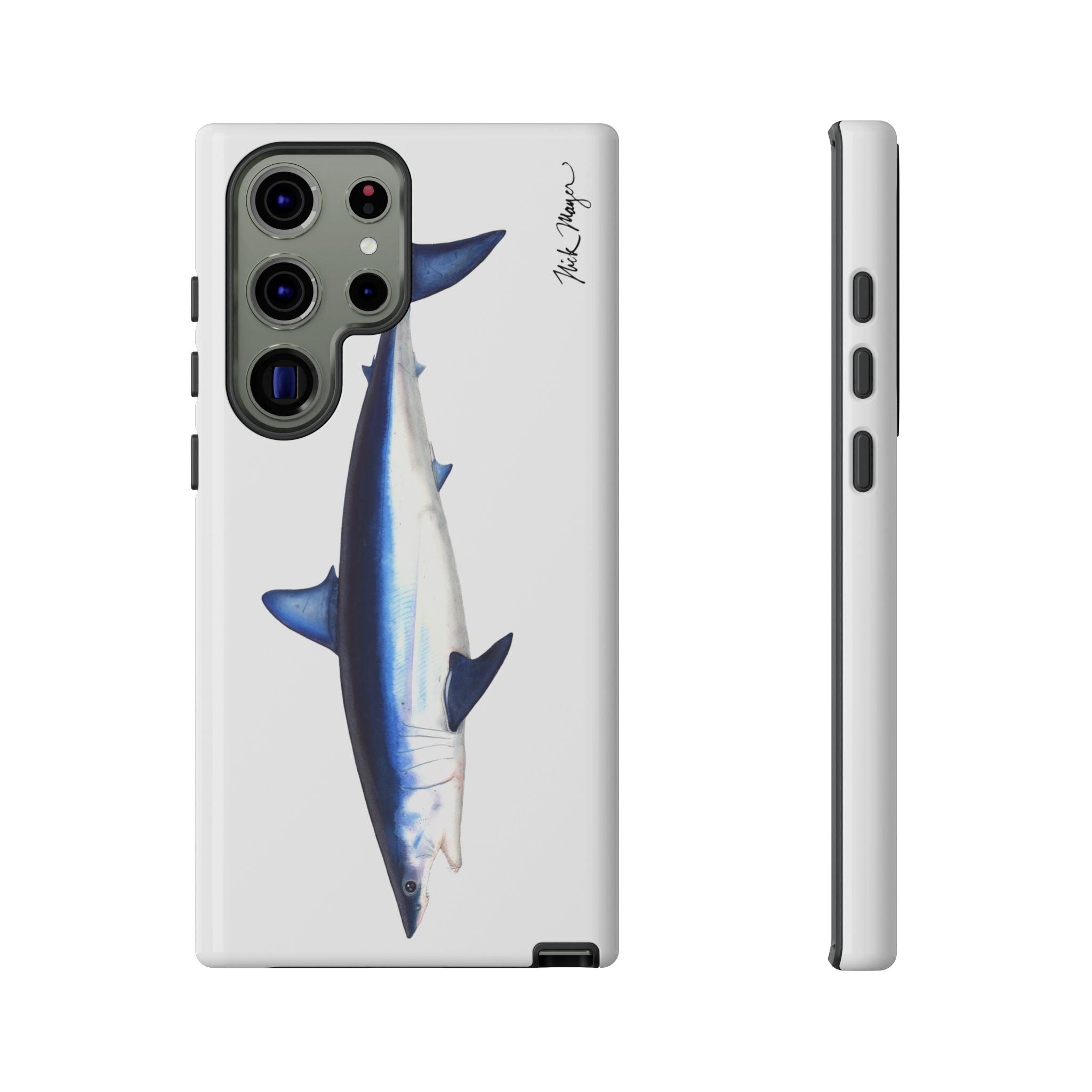 Mako Shark White Phone Case (Samsung)