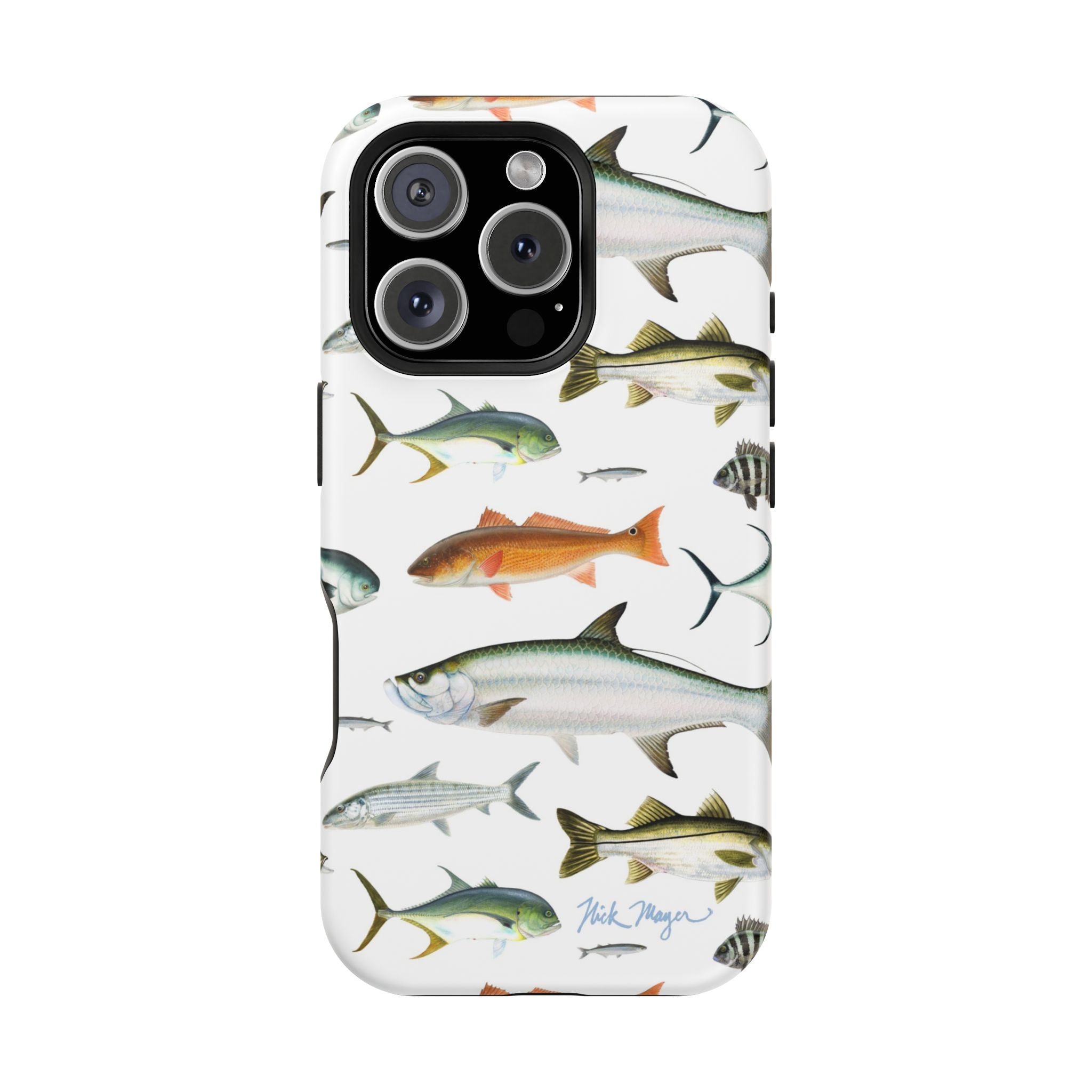 Southern Fish White MagSafe iPhone Case