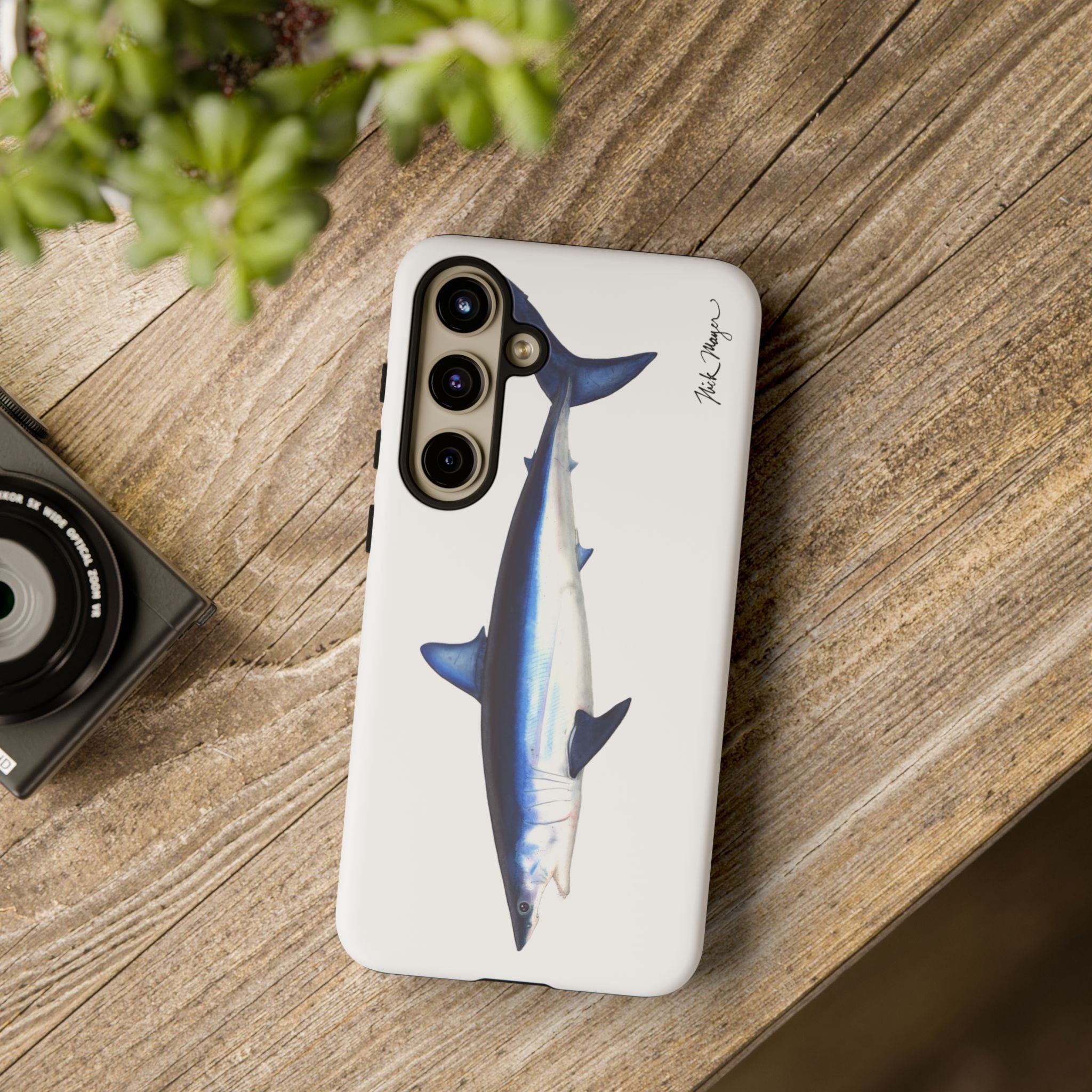 Mako Shark White Phone Case (Samsung)