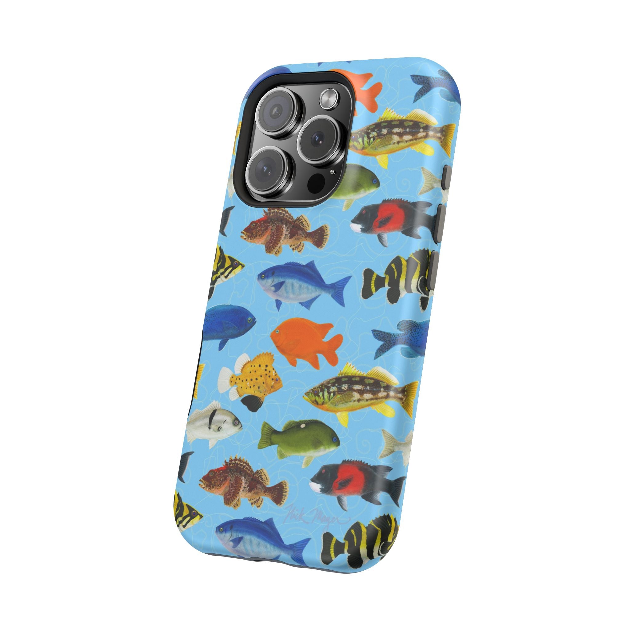 NEW California Fish Blue MagSafe iPhone Case
