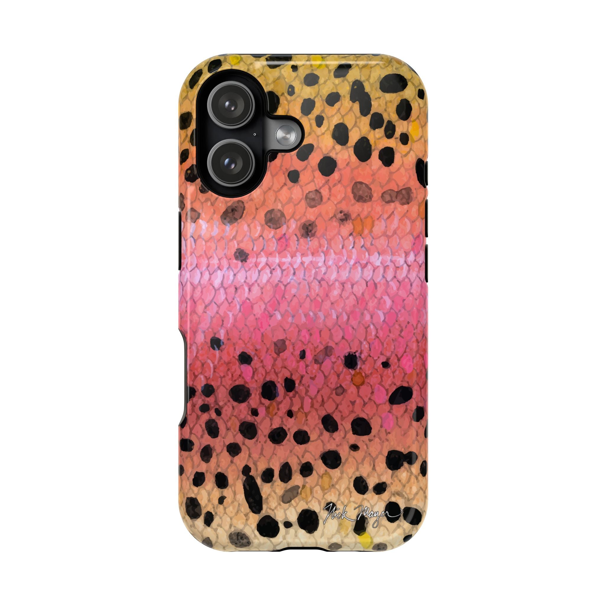 Rainbow Trout Skin MagSafe iPhone Case