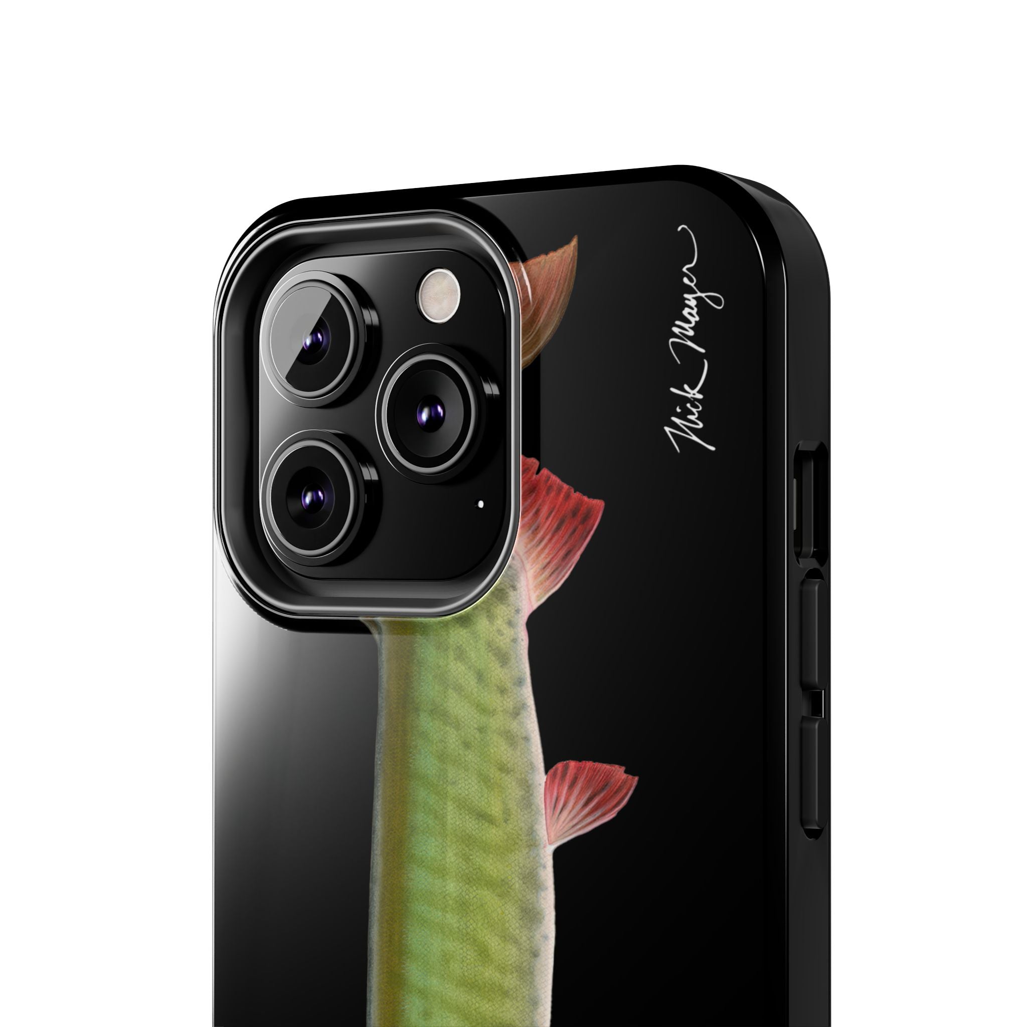 Trophy Muskie Black Phone Case (iPhone)