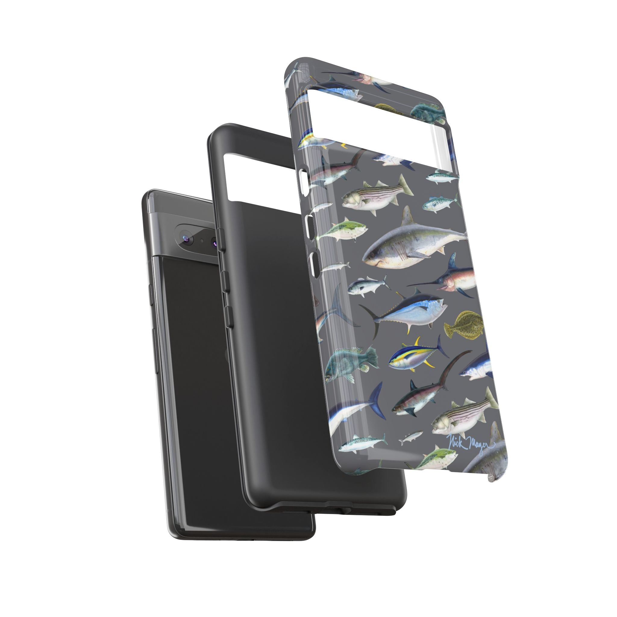 New England Offshore Fish Grey Phone Case, NEW!  (Samsung)