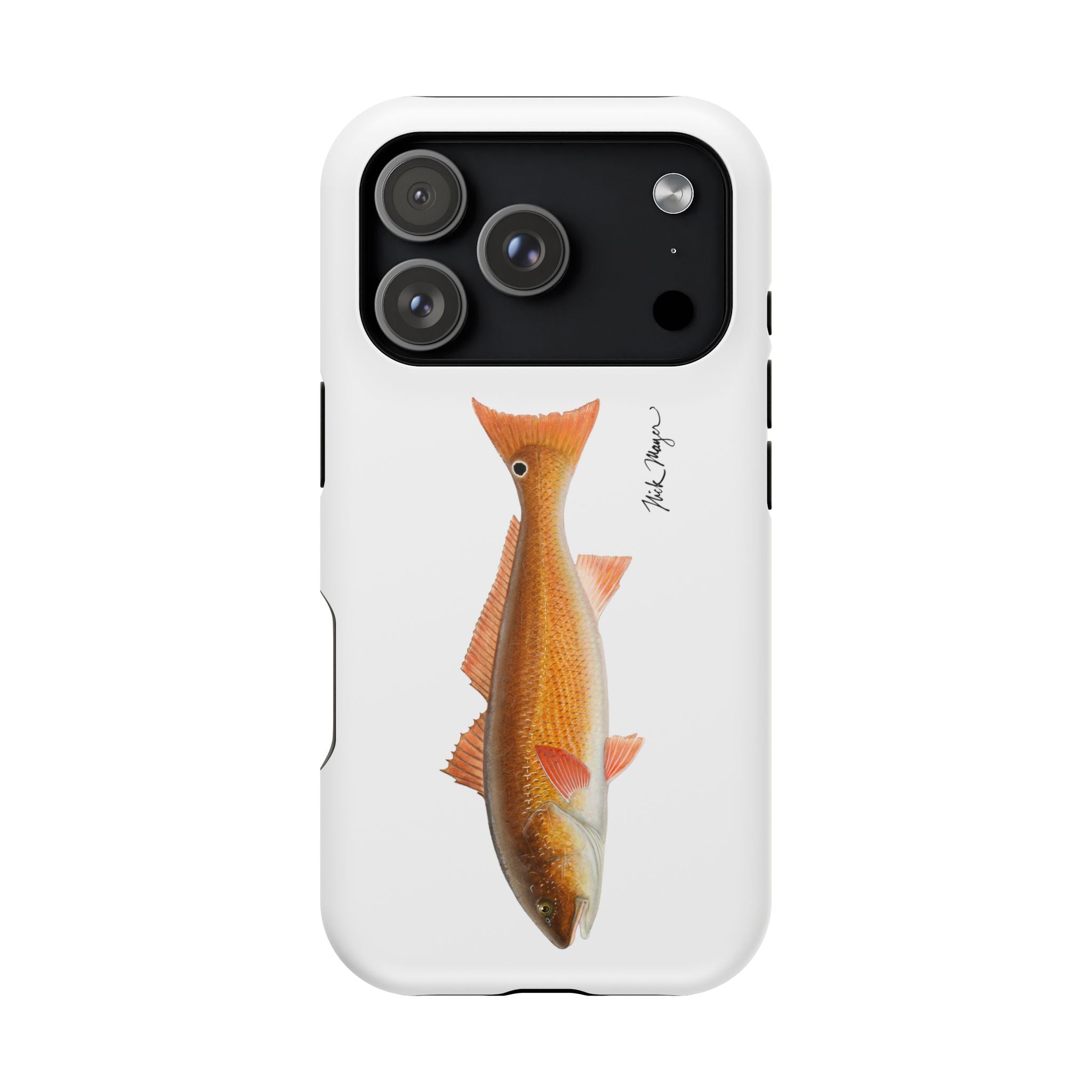 Redfish MagSafe White iPhone Case