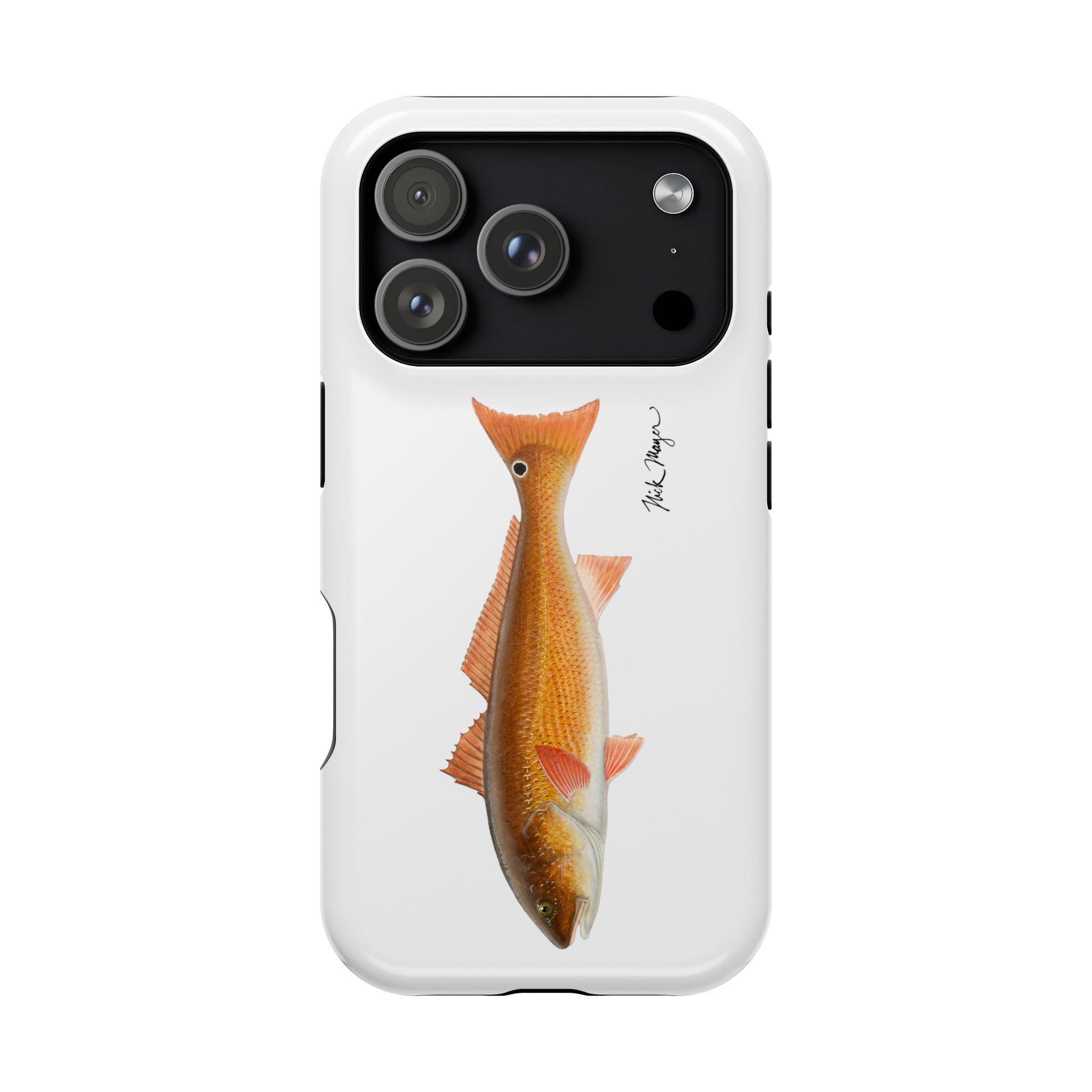 Redfish MagSafe White iPhone Case