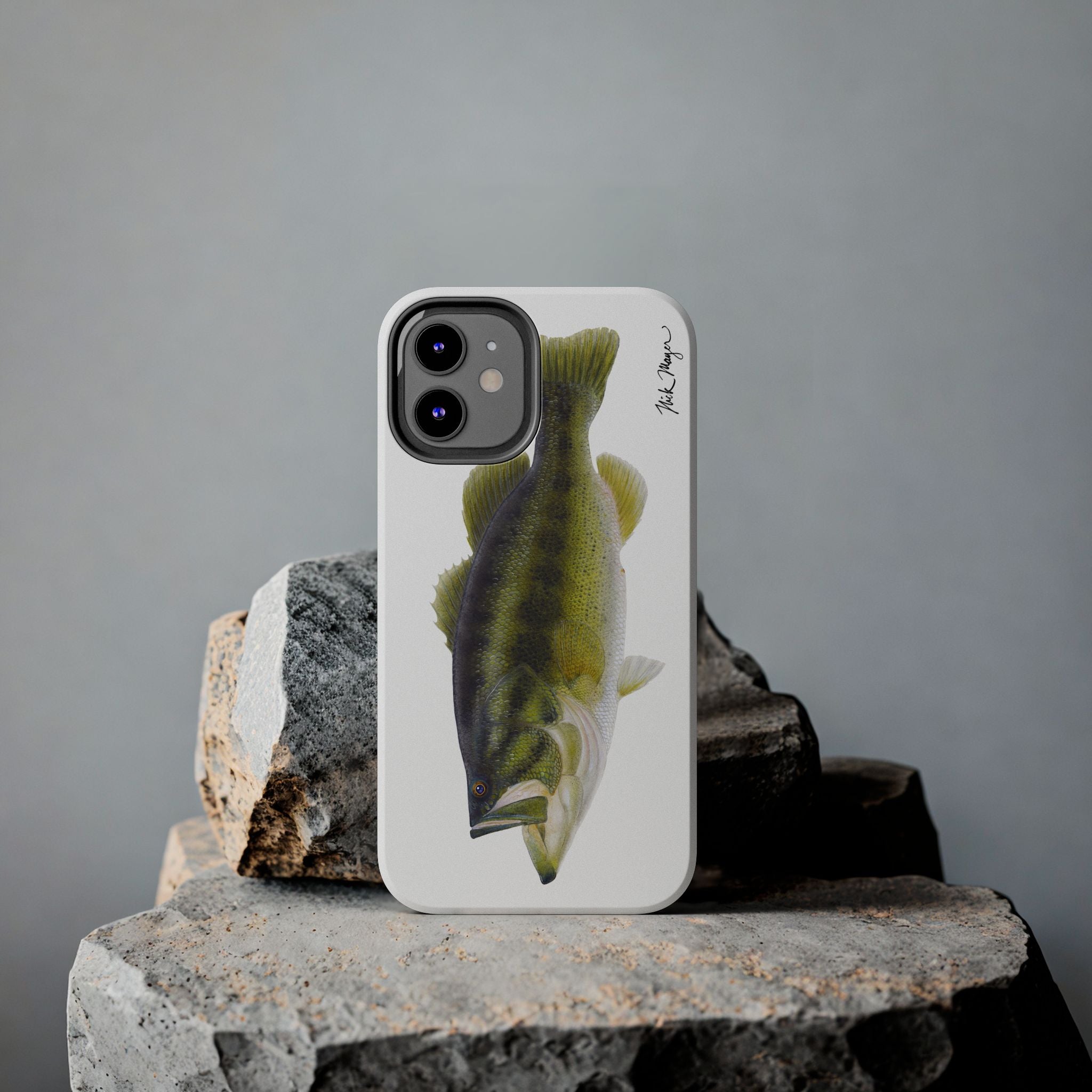 Largemouth Bass White Phone Case (iPhone)