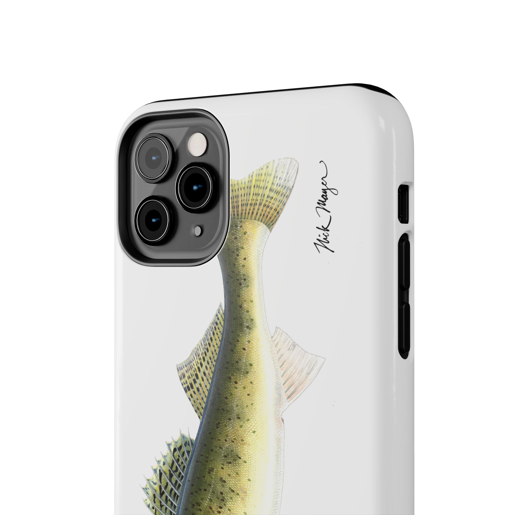 Walleye White Phone Case (iPhone)