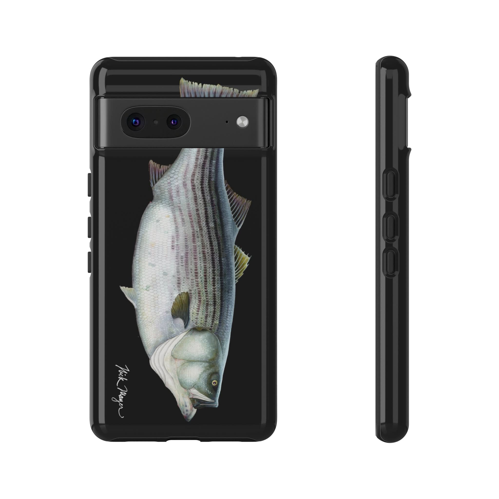 Cow Striper Phone Case (Samsung) - black