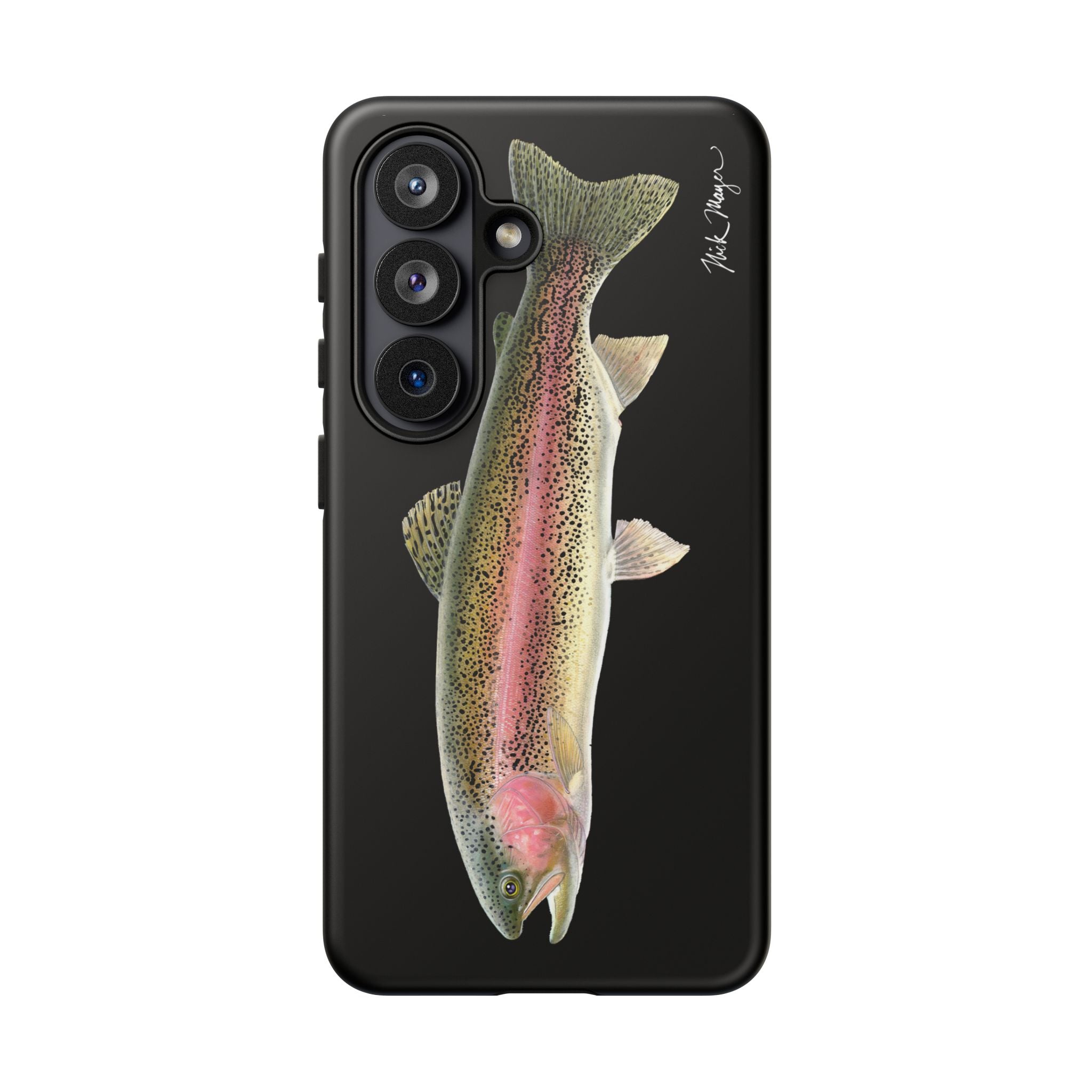 Rainbow Trout Black Phone Case (Samsung) Printify