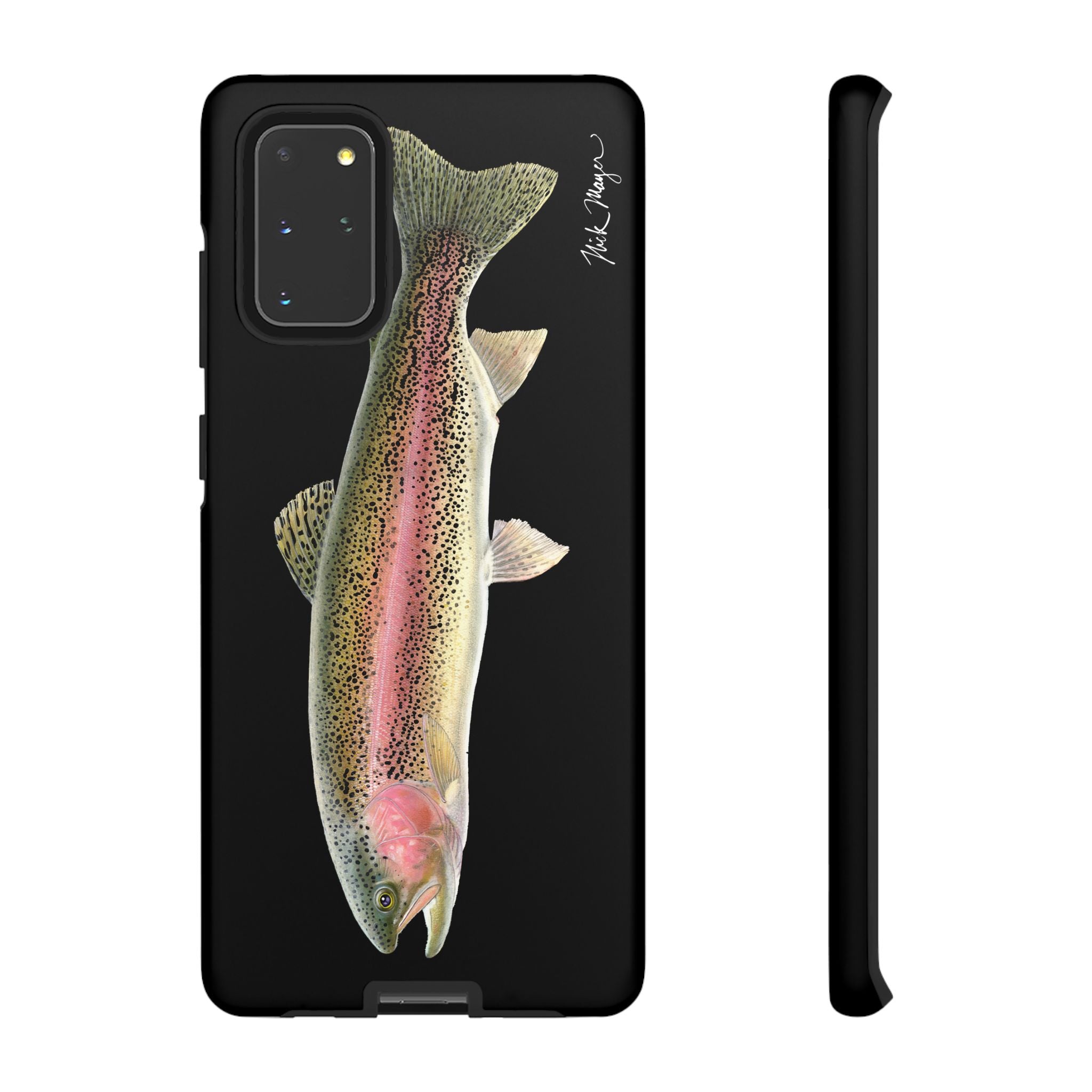 Rainbow Trout Black Phone Case (Samsung) Printify