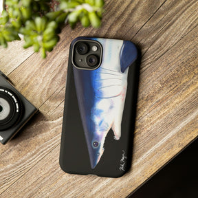 Mako Shark Face Black  iPhone 15 Case