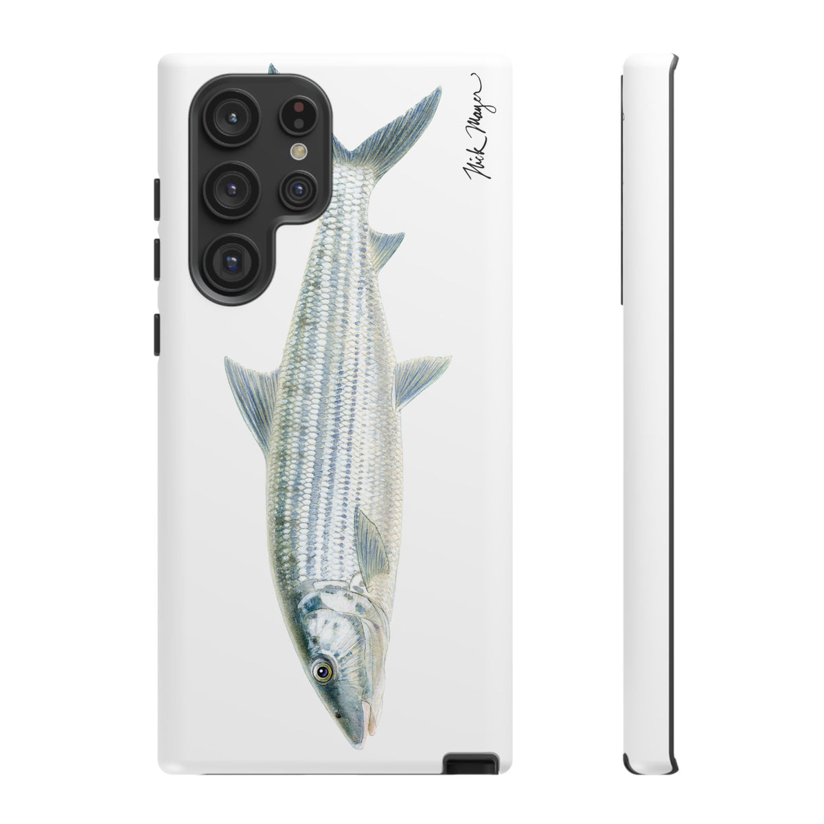 Bonefish White Phone Case (Samsung) Printify