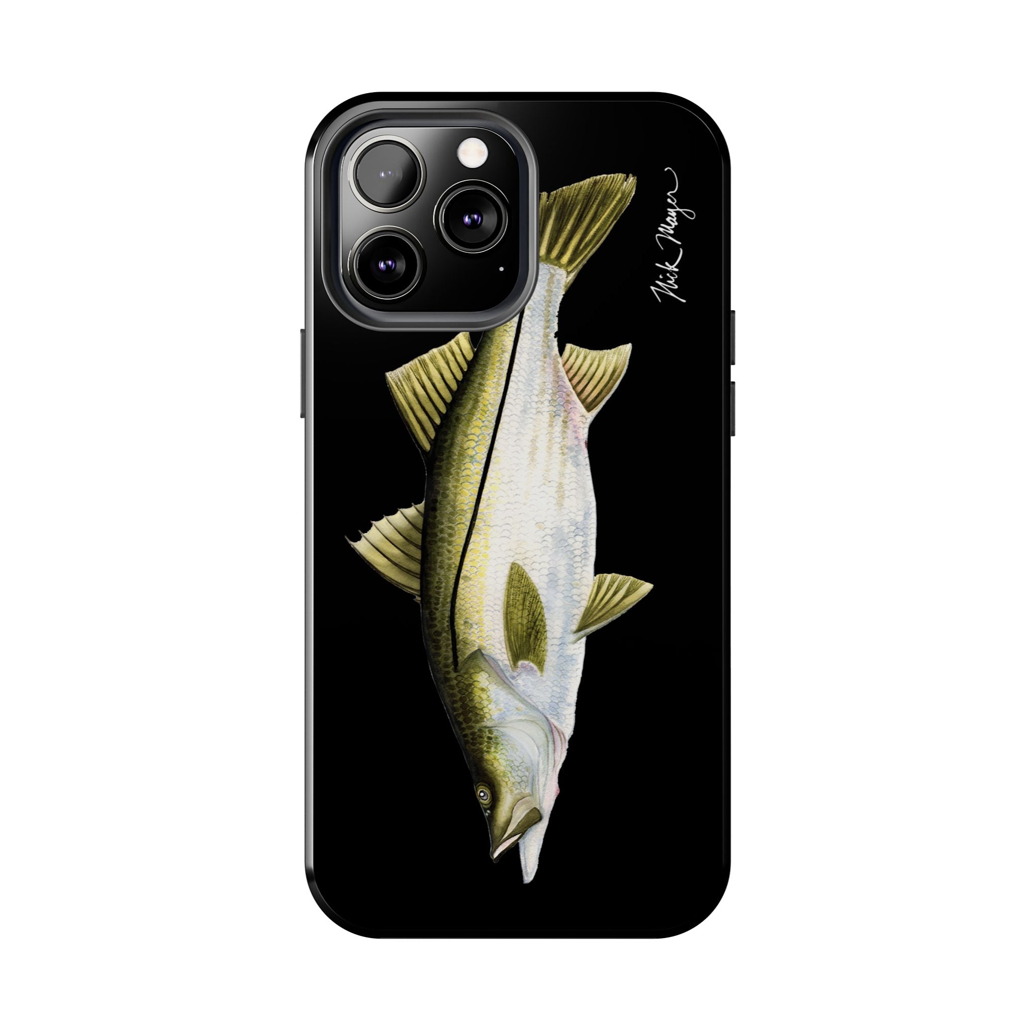 Snook Black Phone Case (iPhone)