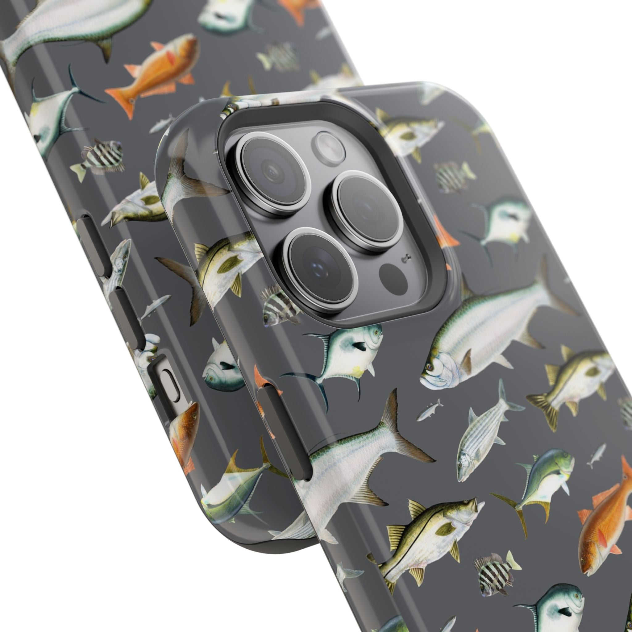Southern Fish Grey MagSafe iPhone Case